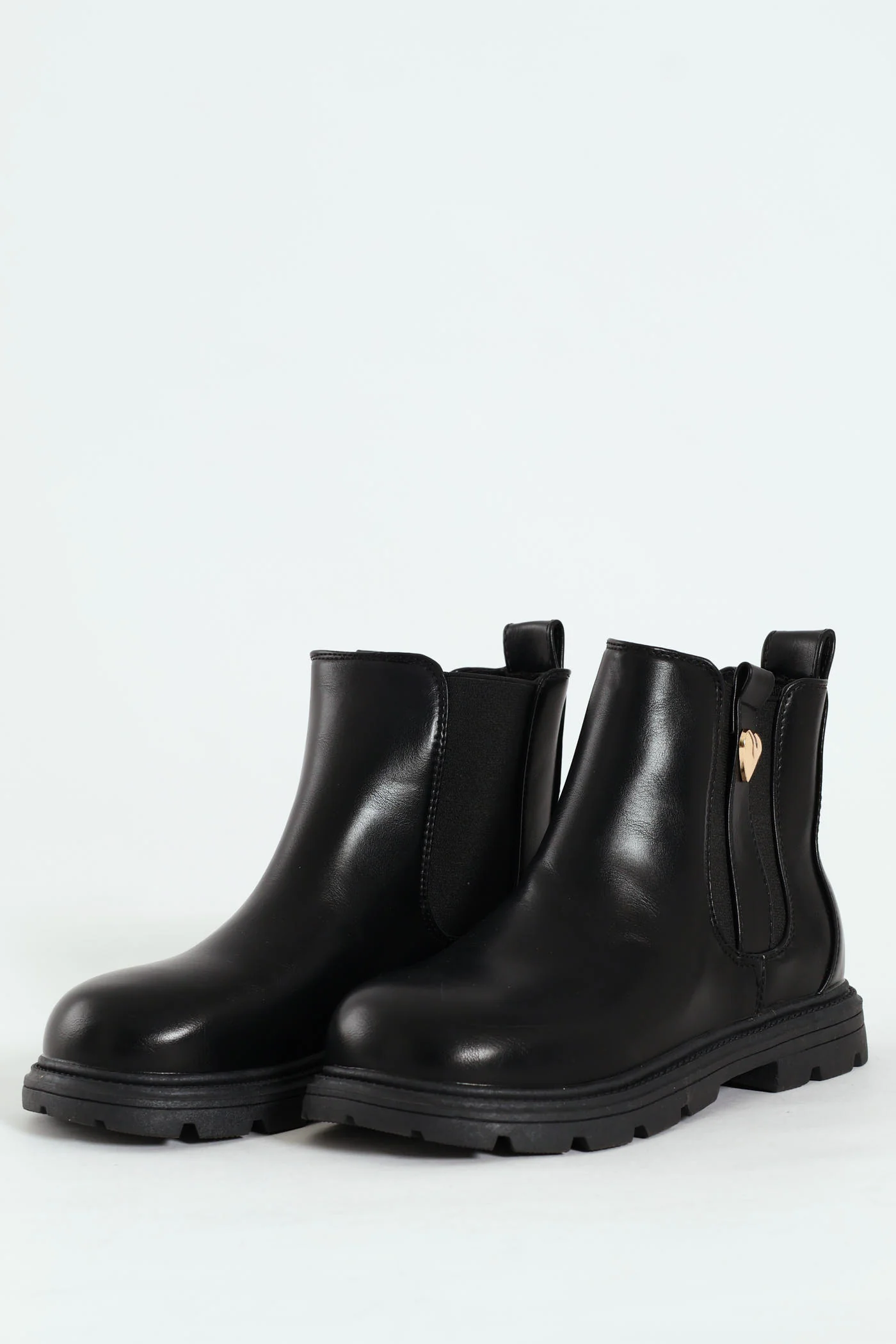 Girls Chelsea Boot - Black - Image 5