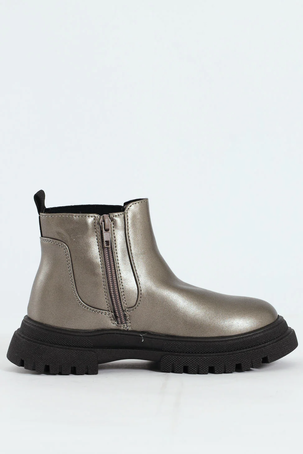 Girls Chelsea Boot - Pewter - Image 2