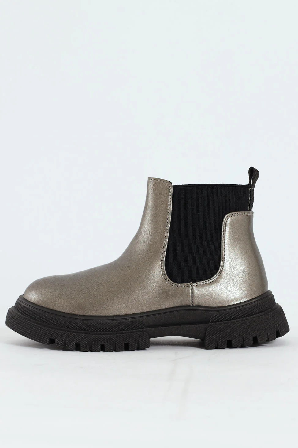 Girls Chelsea Boot - Pewter - Image 4