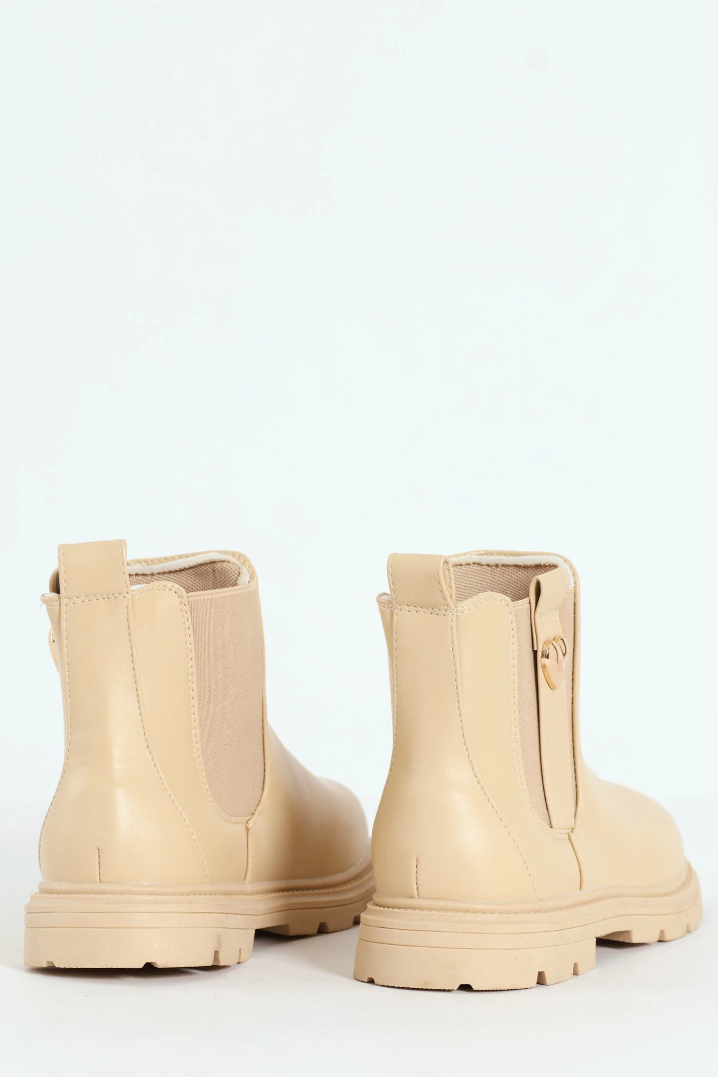 Girls Chelsea Boot - Stone - Image 2