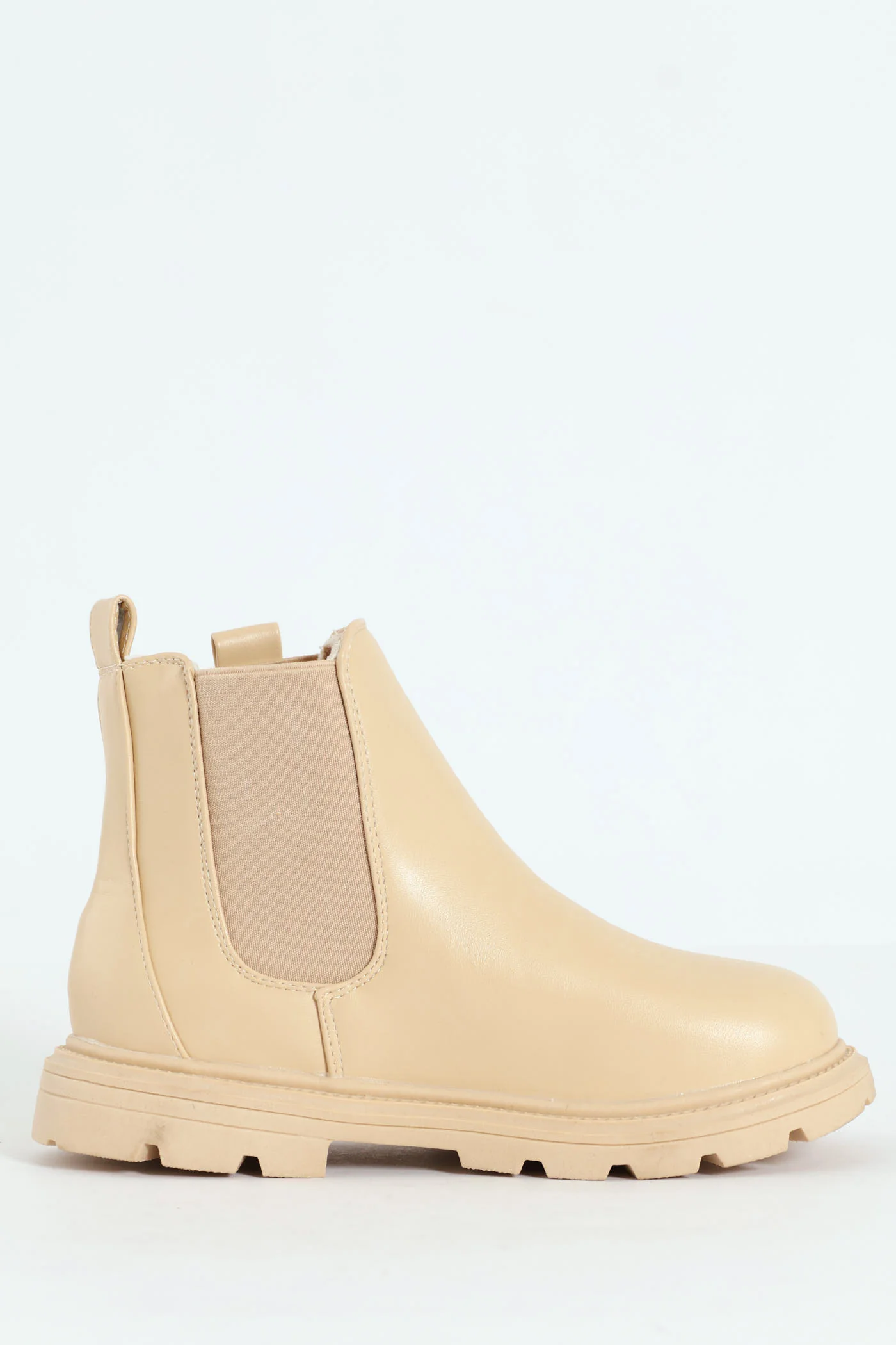 Girls Chelsea Boot - Stone - Image 4
