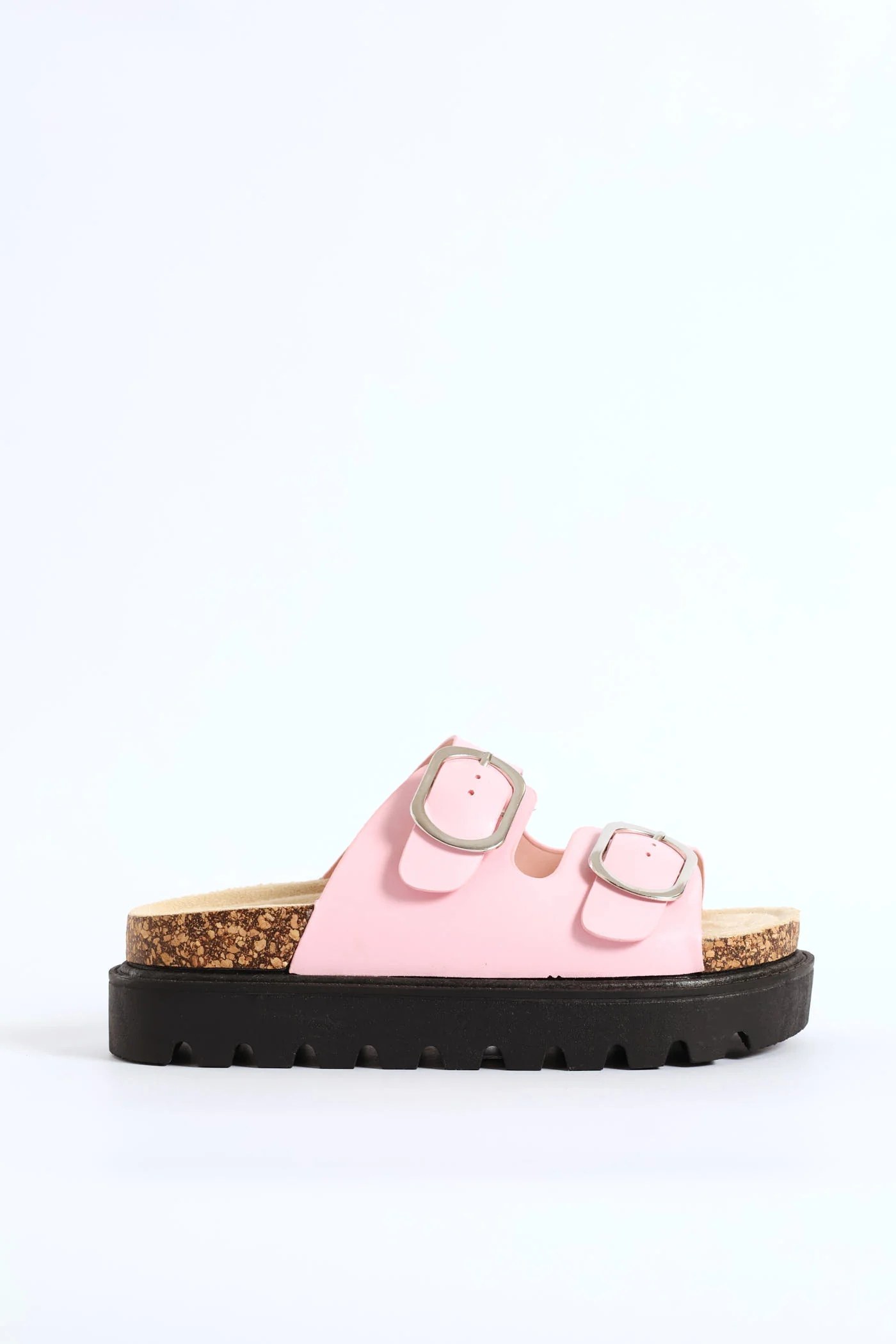 Girls Chunky Platform Health Sandal - Pink - Image 2