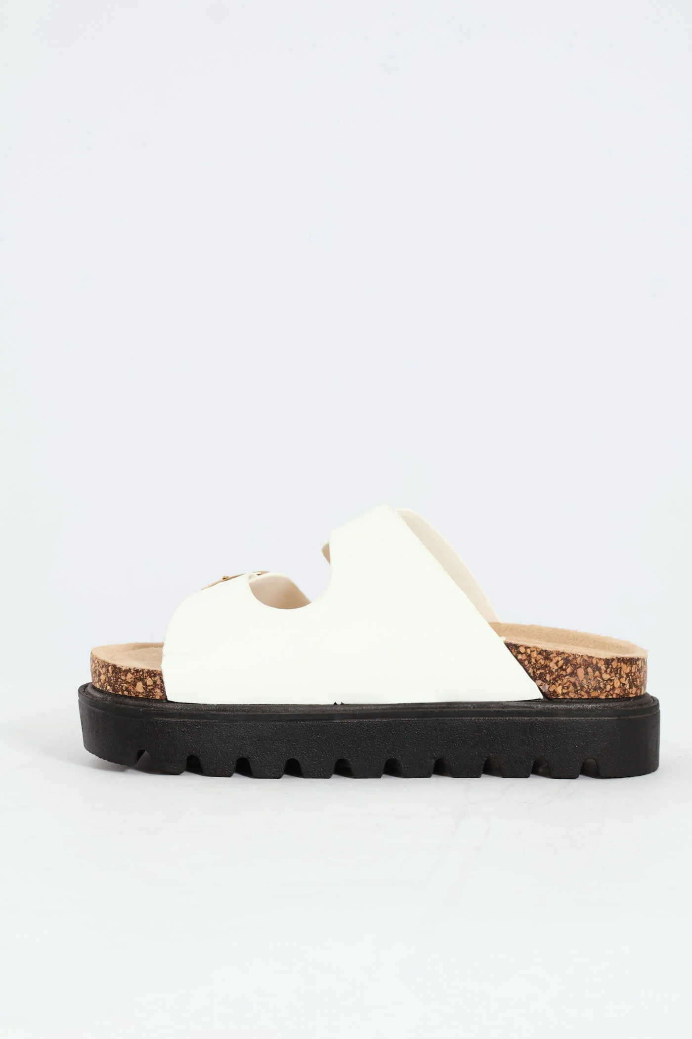 Girls Chunky Platform Health Sandal - White - Image 3