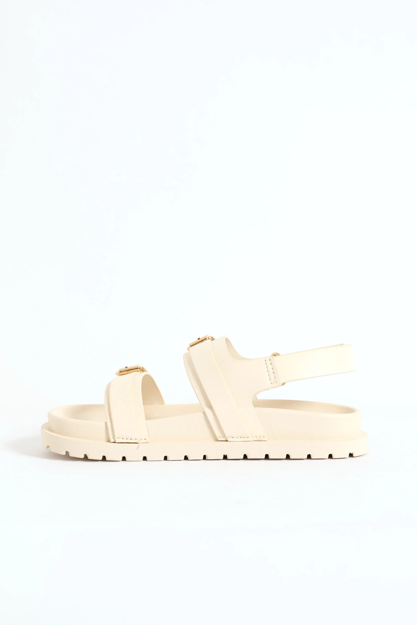 Girls Chunky Sandal - Ecru - Image 5