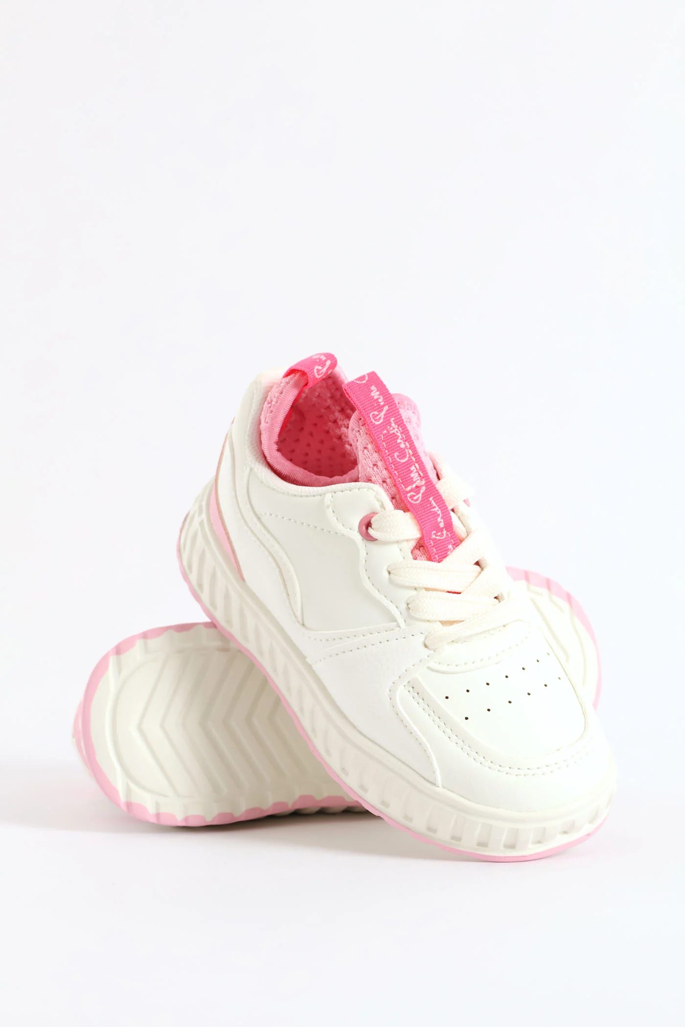 Girls Chunky Sneaker - White - Image 6