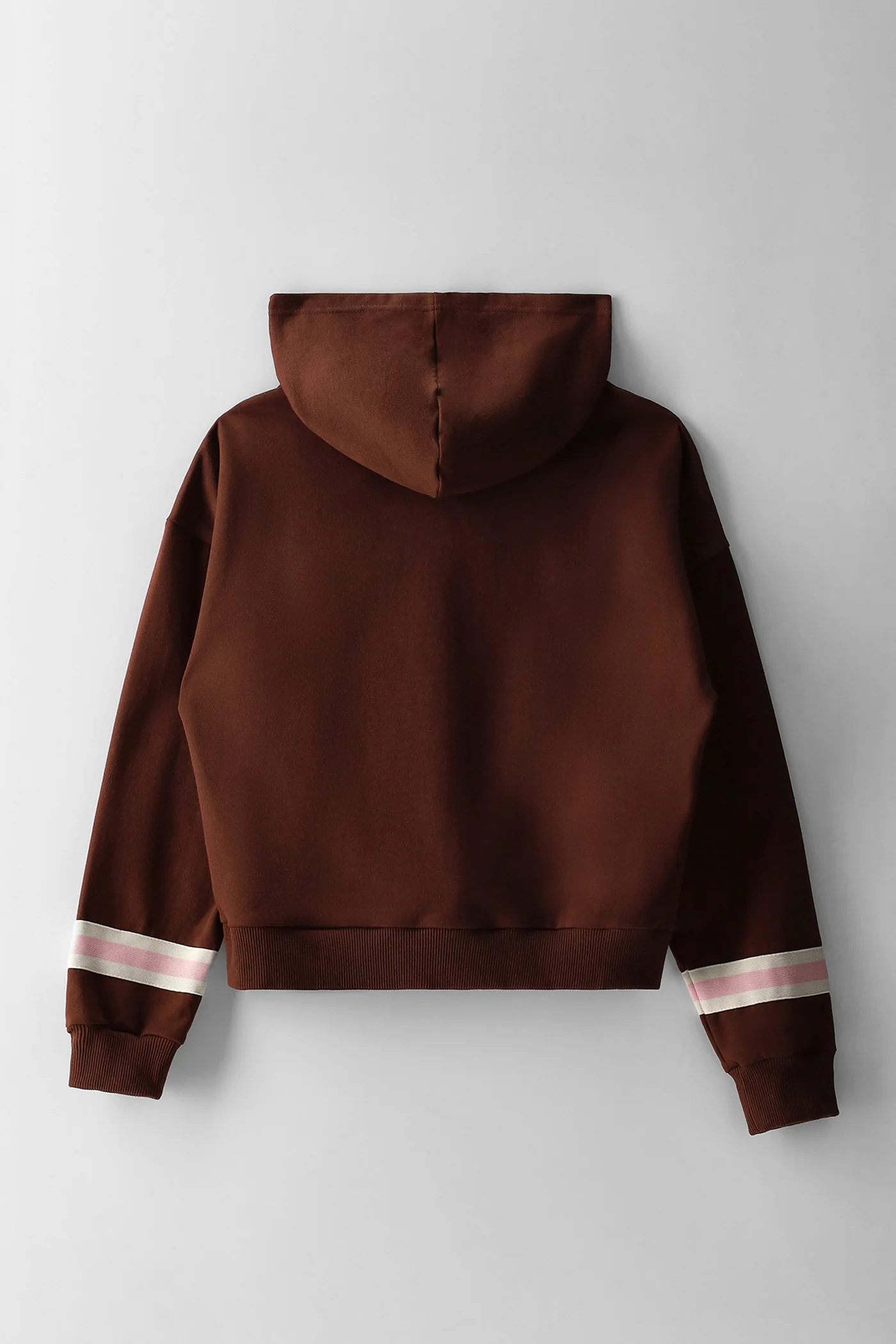 Girls Collegiate Barbie Fleece Hoody - Chocolate - Image 2