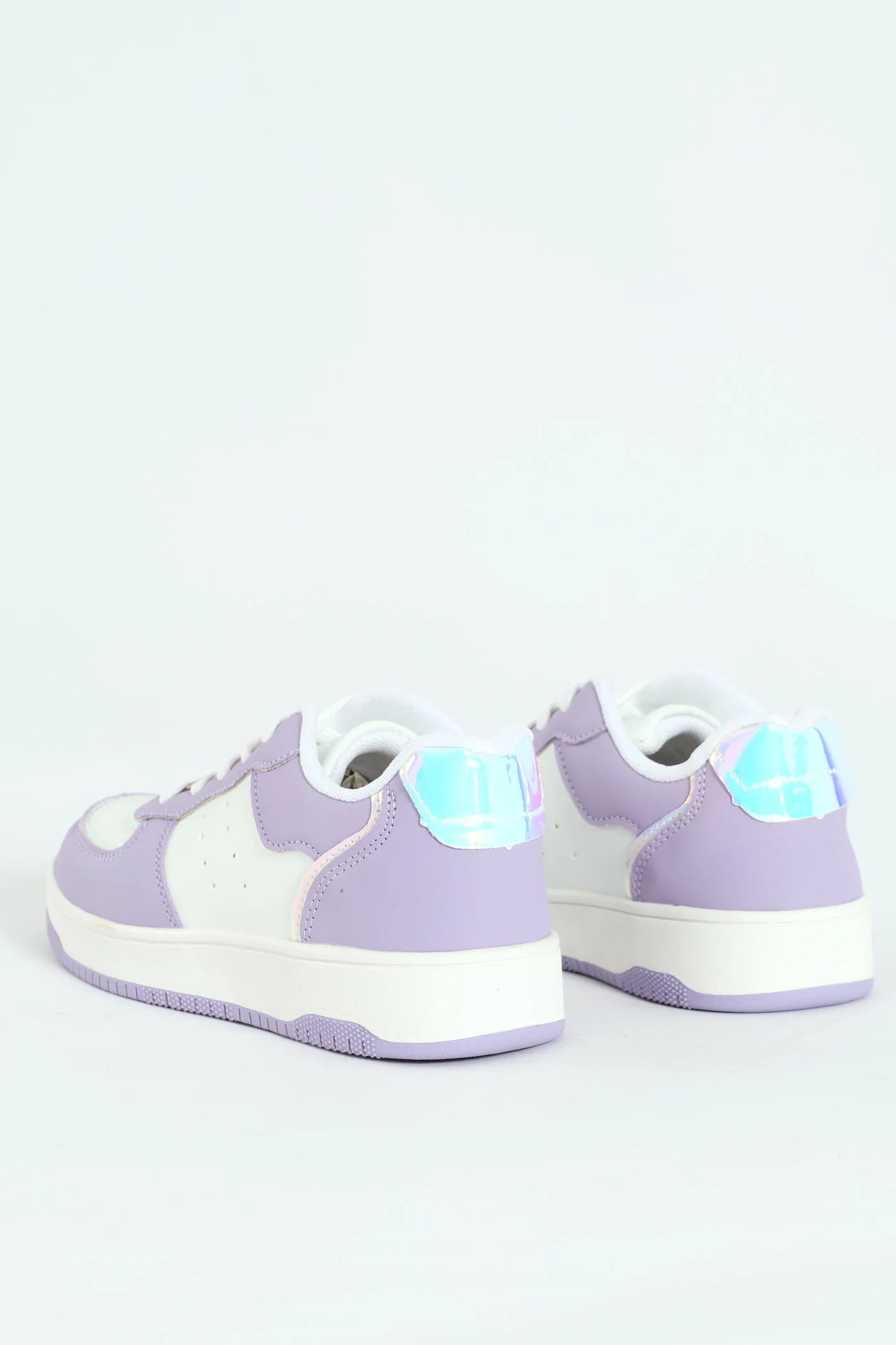 Girls Court Sneaker - Lilac - Image 2