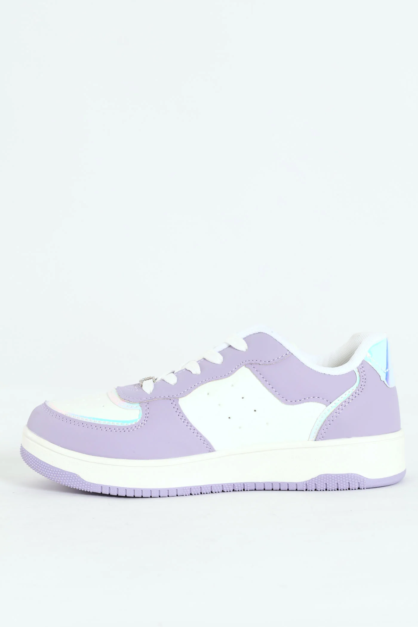 Girls Court Sneaker - Lilac - Image 3