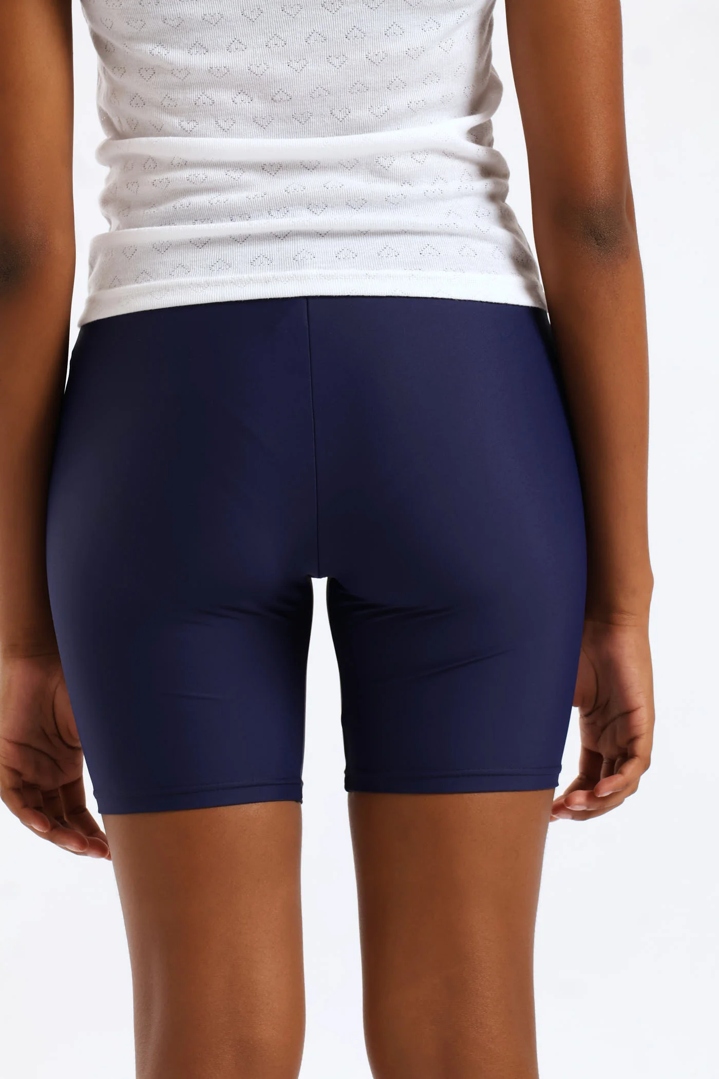 Girls Cycle Short - Navy - Image 3