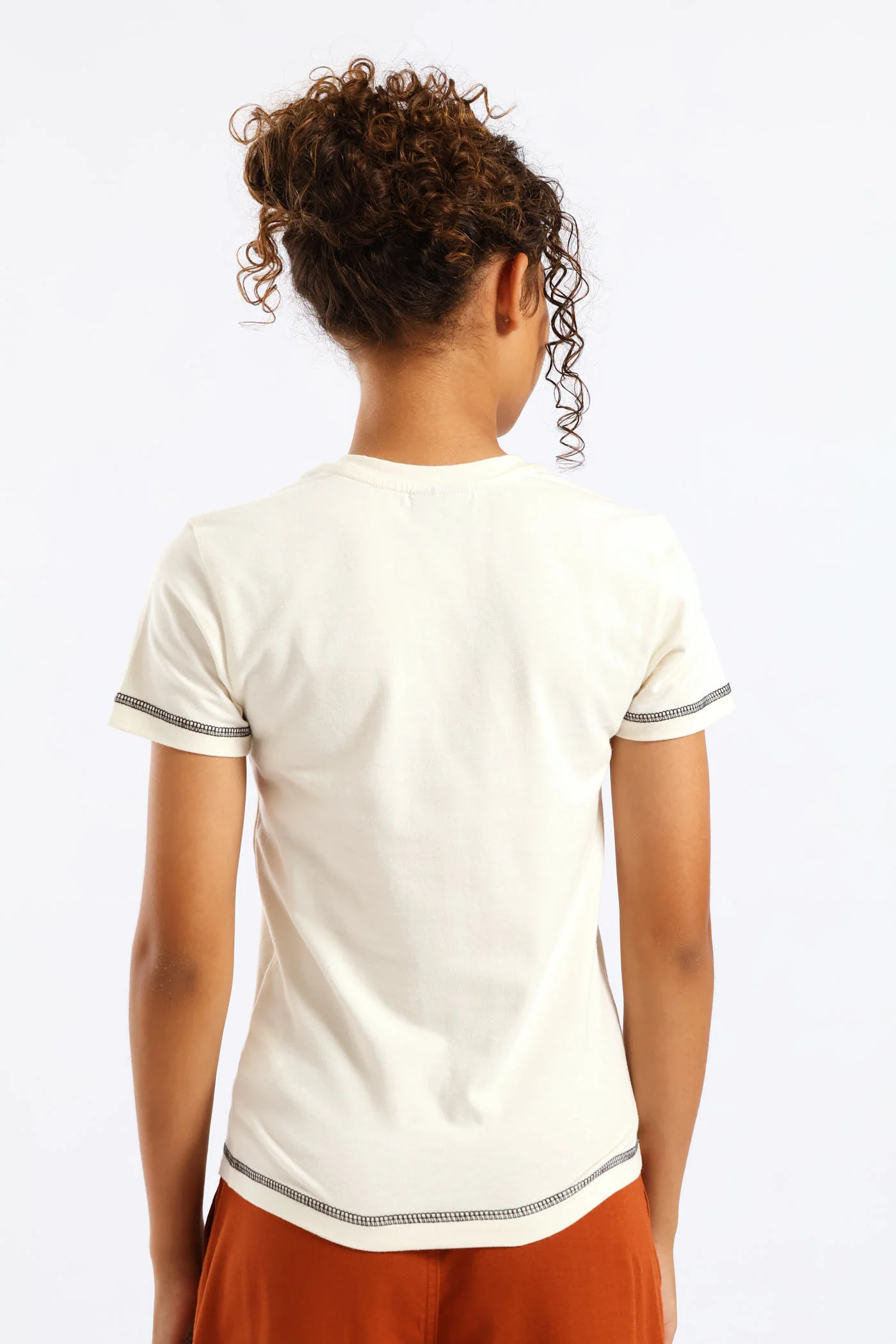 Girls Dolce Vita Strawberry Tee - Cream - Image 4