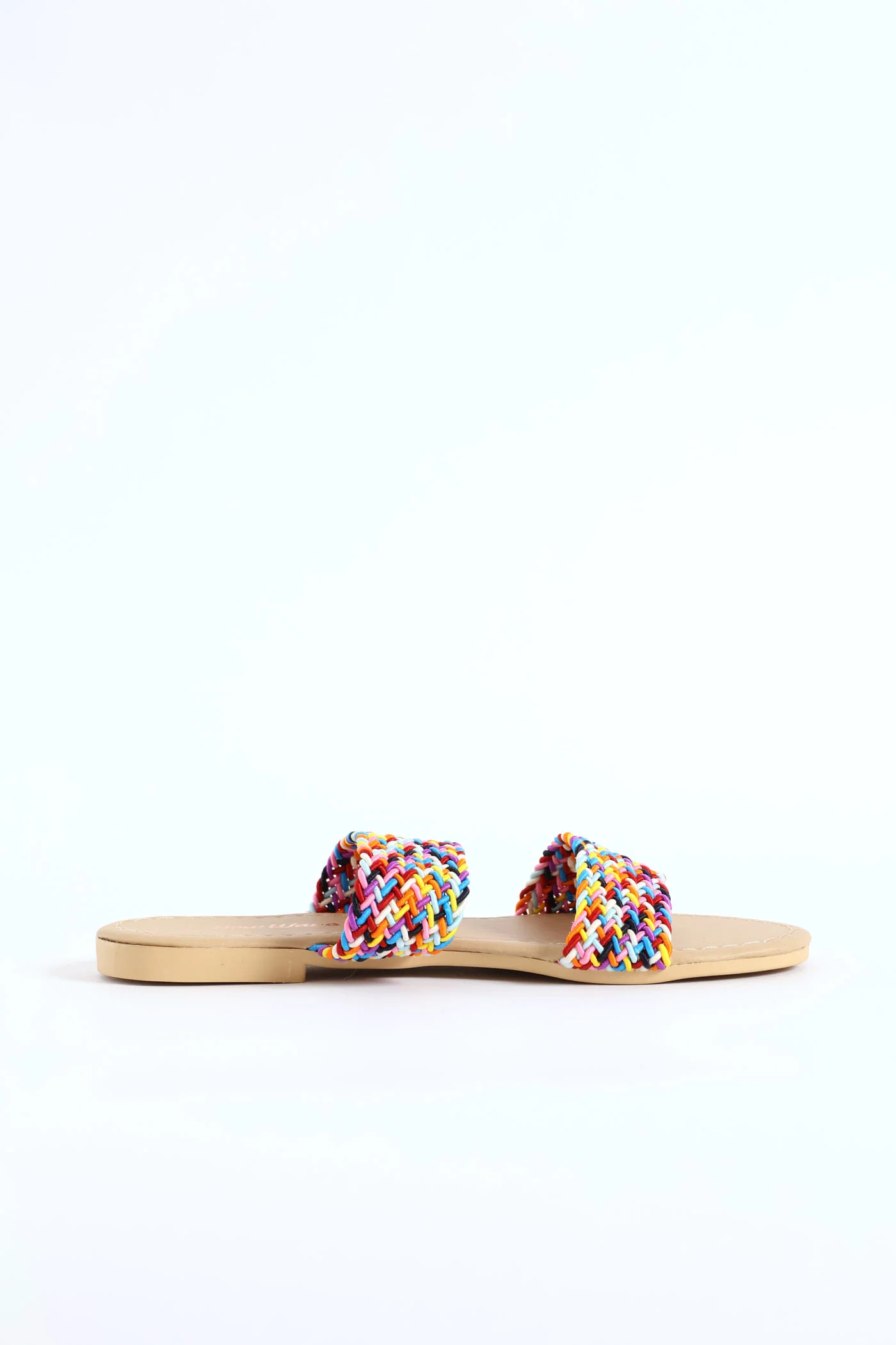 Girls Double Band Mule Sandal - Multi - Image 3