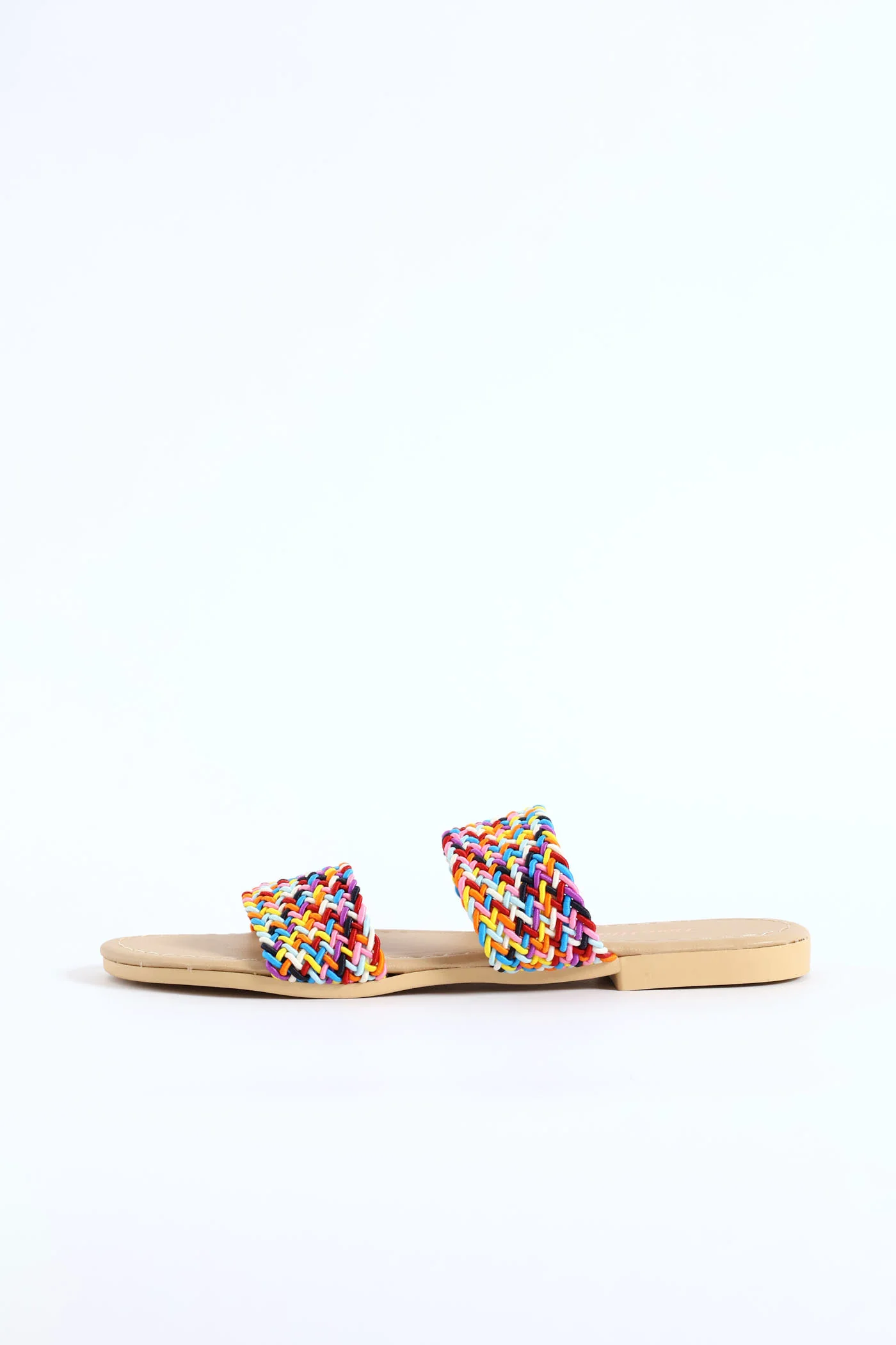Girls Double Band Mule Sandal - Multi - Image 4