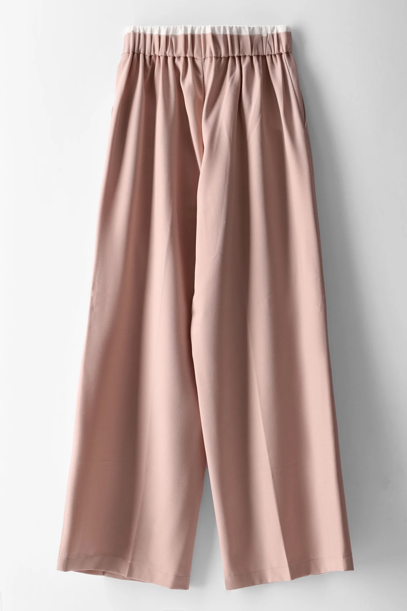 Girls Double Waistband Pleat Trouser - Dusty Pink - Image 2