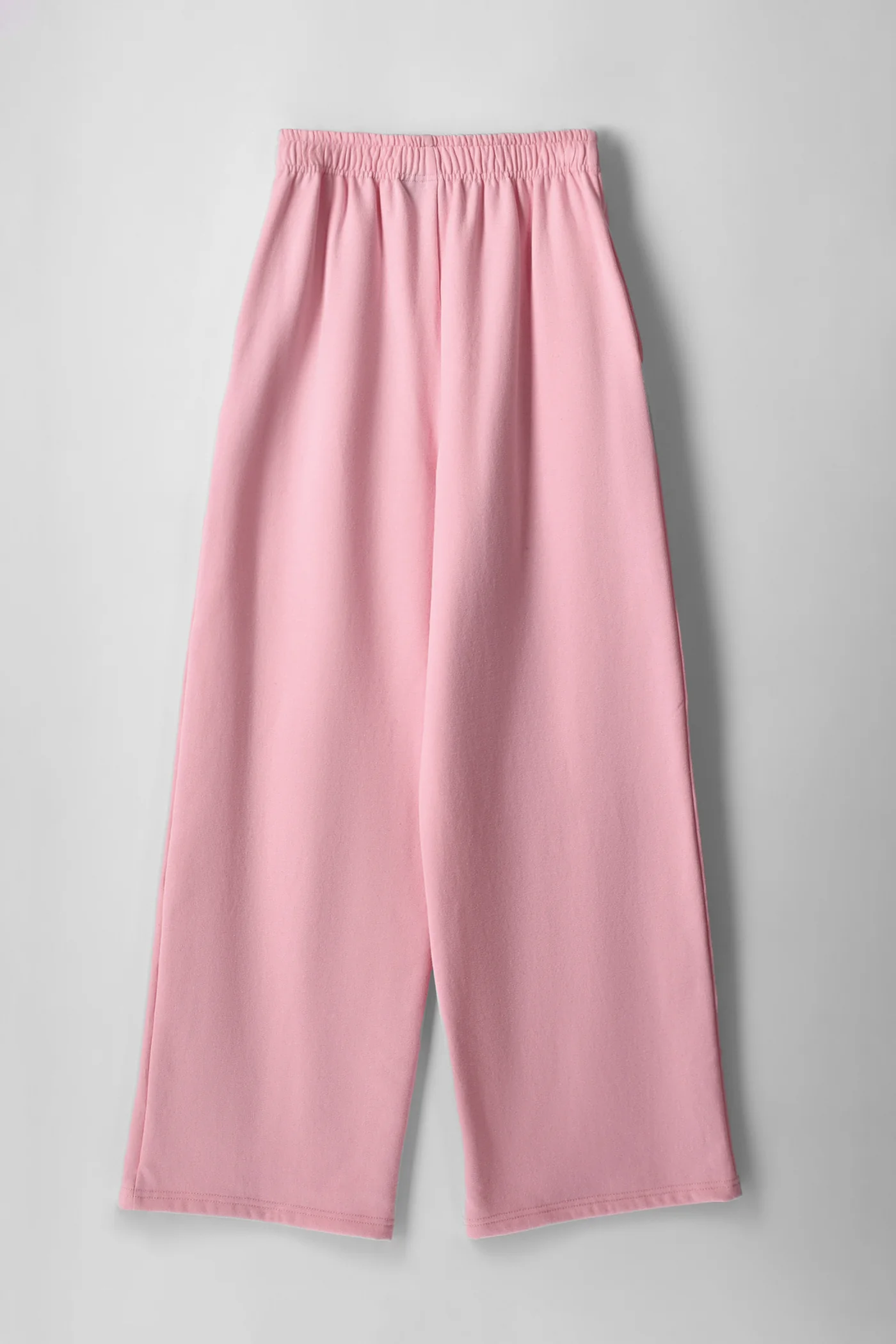 Girls Elasticated Waist Wideleg Trackpants - Light Pink - Image 2