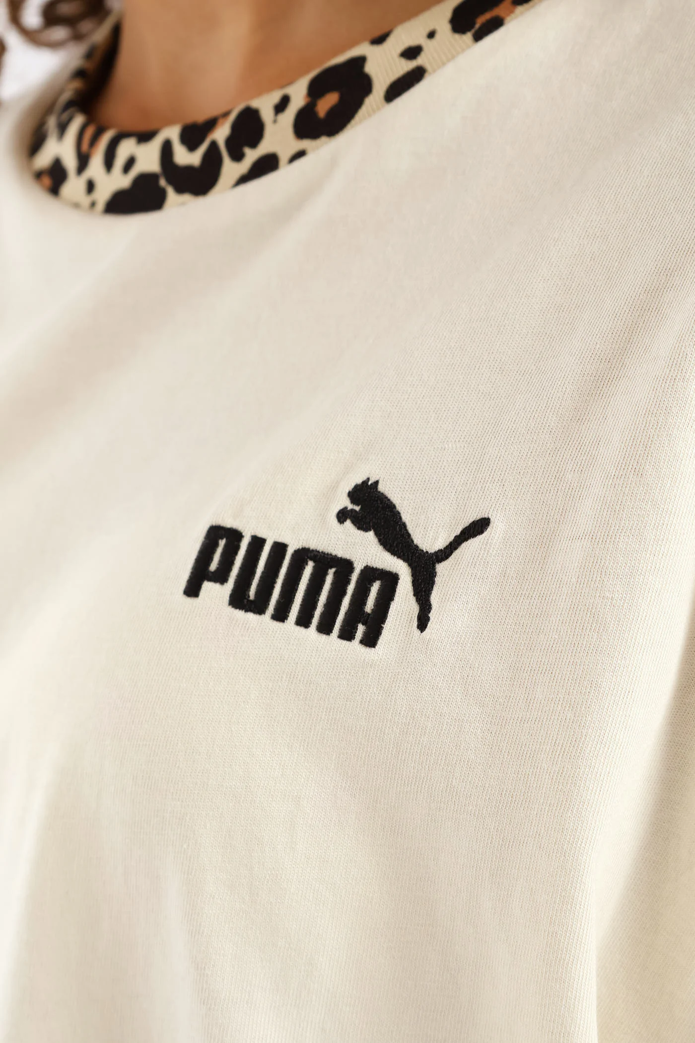 Girls Essential Graphic Animal Tee - Off White - Image 2