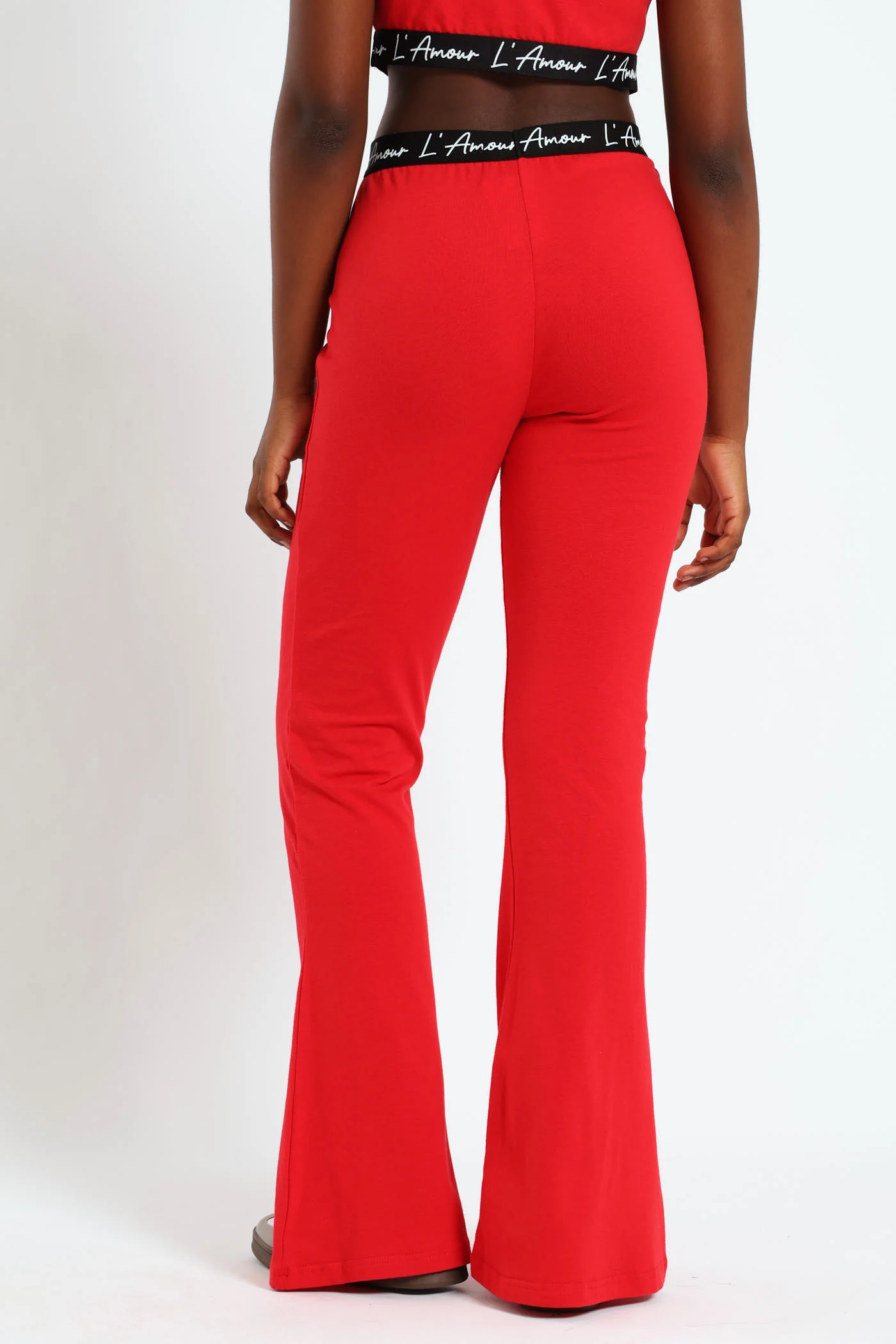 Girls Expo Elastic Pants - Red - Image 4