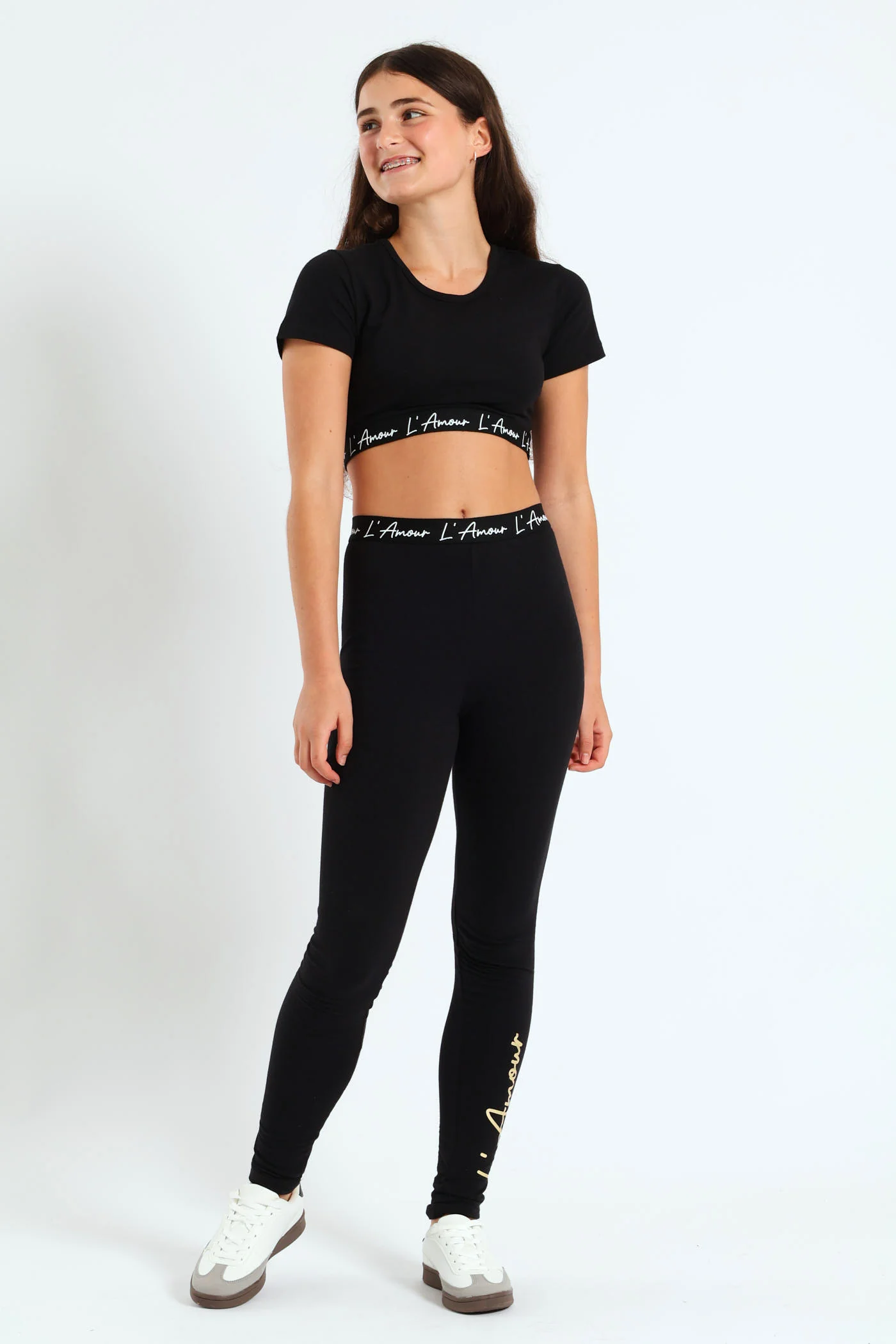Girls Expo Elastic Top - Black - Image 3