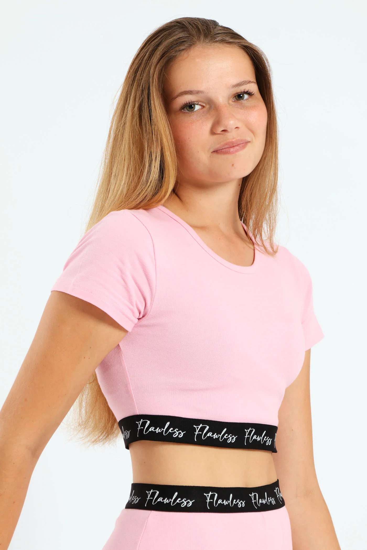 Girls Expo Elastic Top - Pink - Image 5