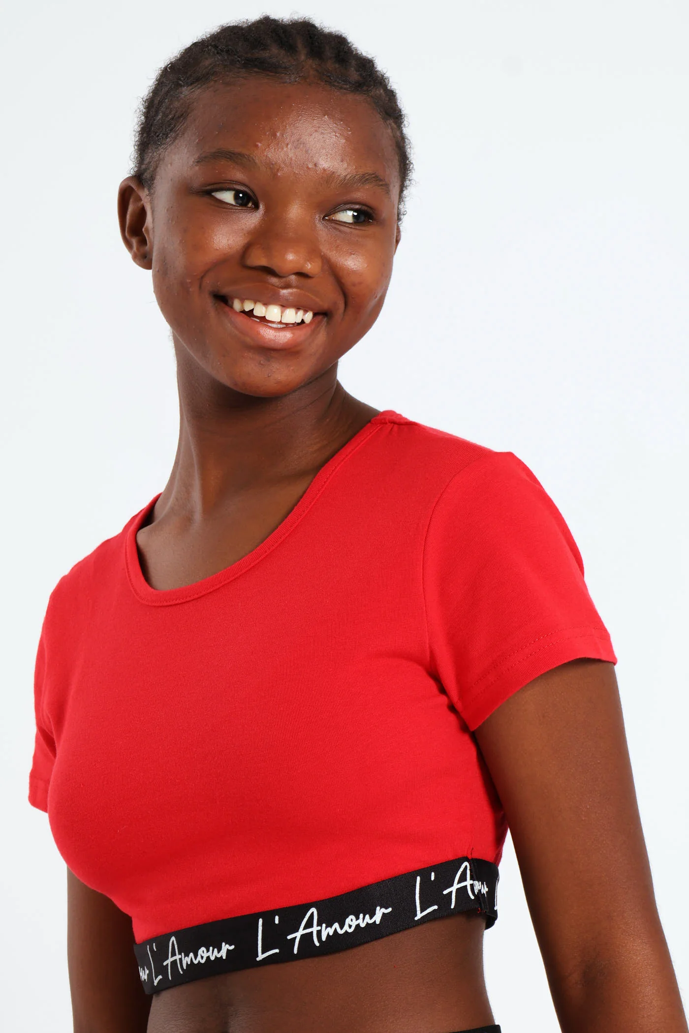 Girls Expo Elastic Top - Red - Image 3