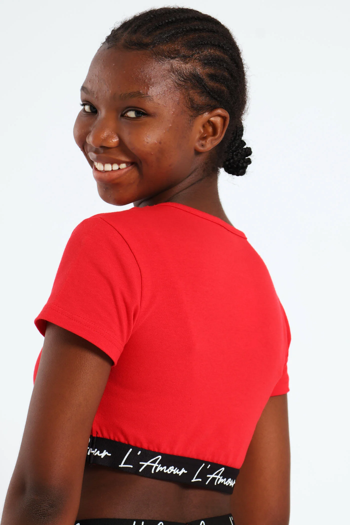 Girls Expo Elastic Top - Red - Image 4