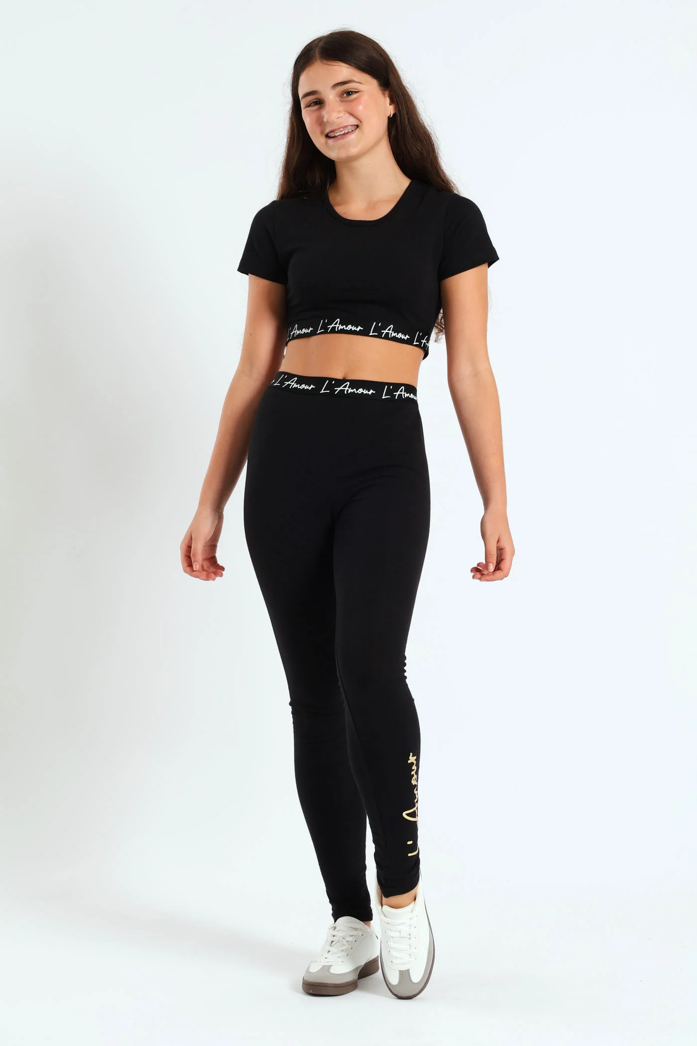 Girls Expo Legging - Black - Image 4