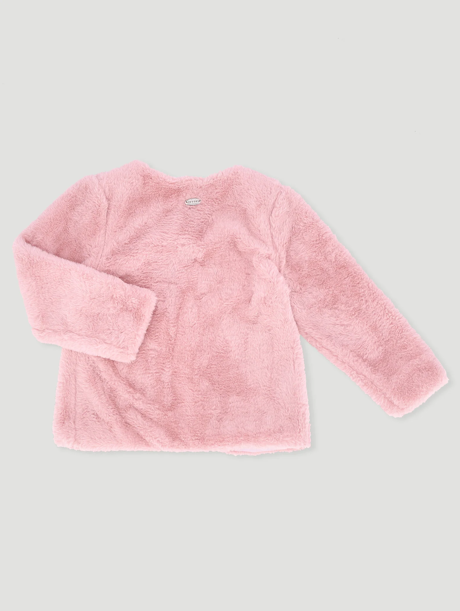 Keedo Girls Faux Fur Bolero Jacket - Image 2