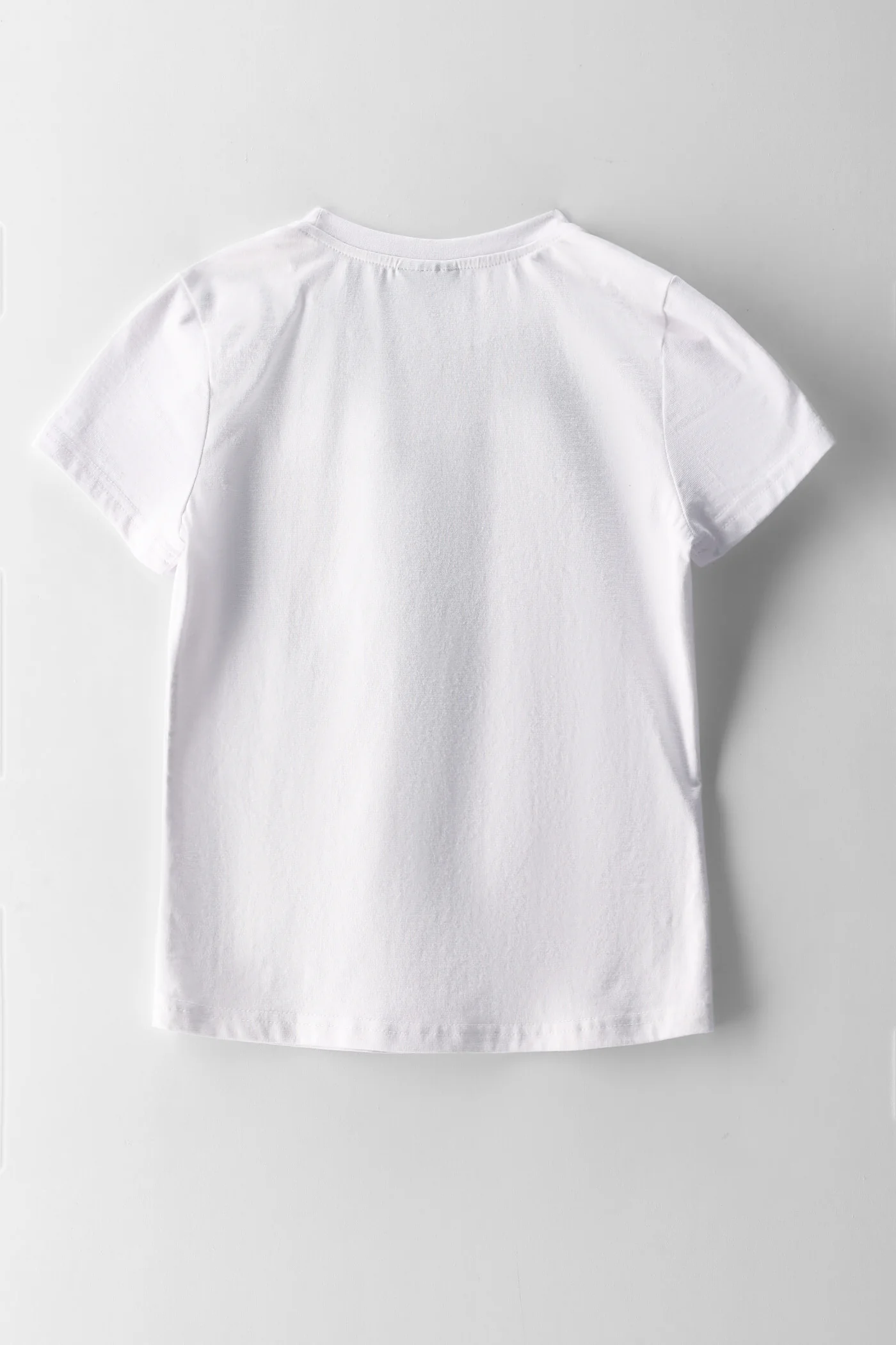 Girls Fitted Sports League Tee - White - Image 2