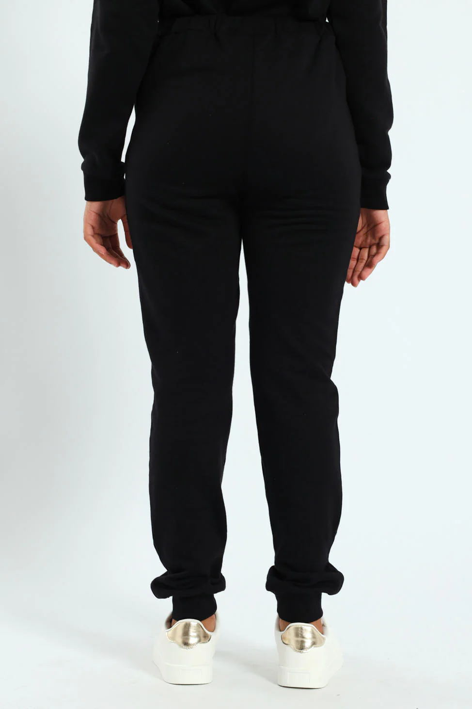 Girls Fleece Jogger - Black - Image 4