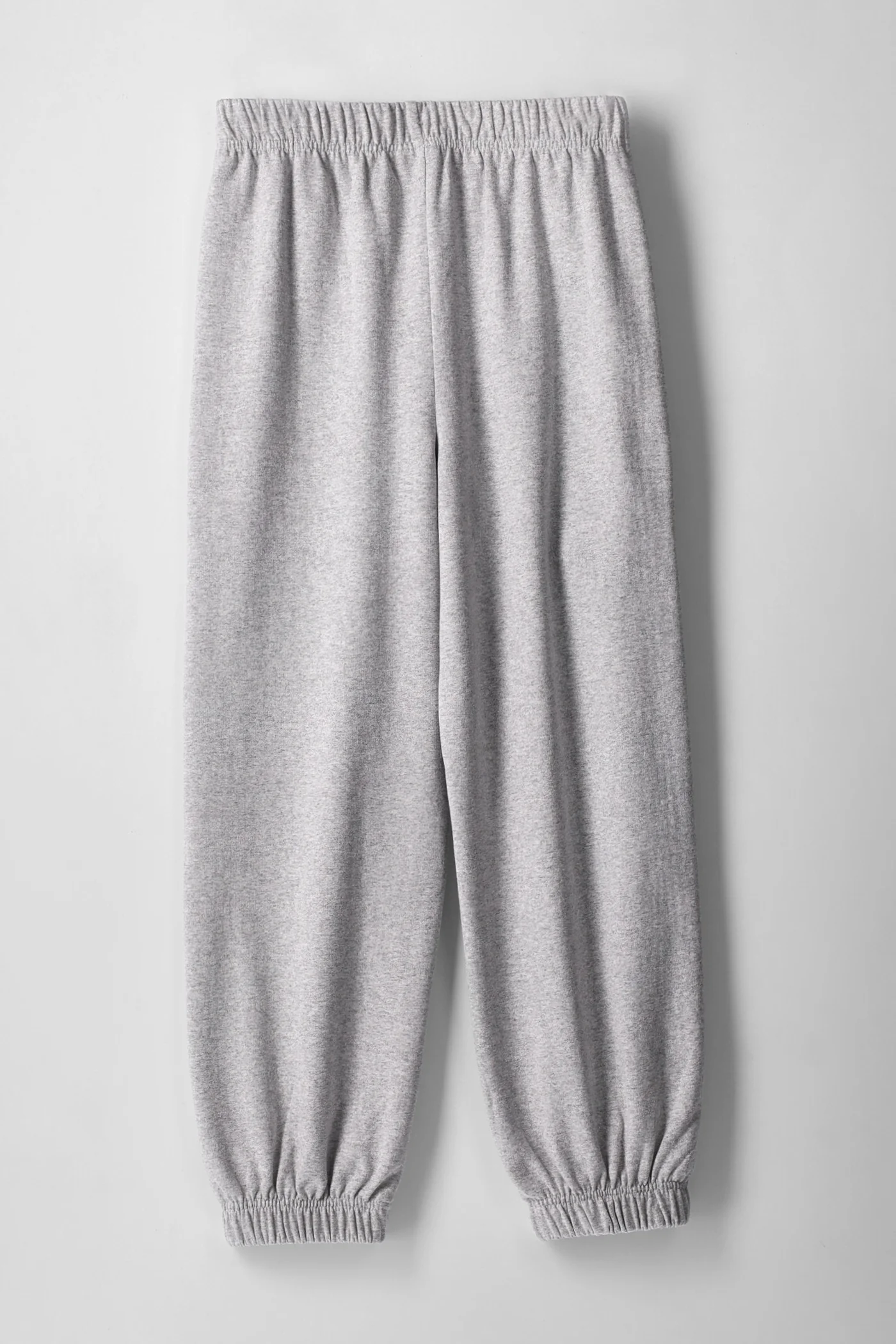 Girls Fleece Jogger - Grey Melange - Image 2