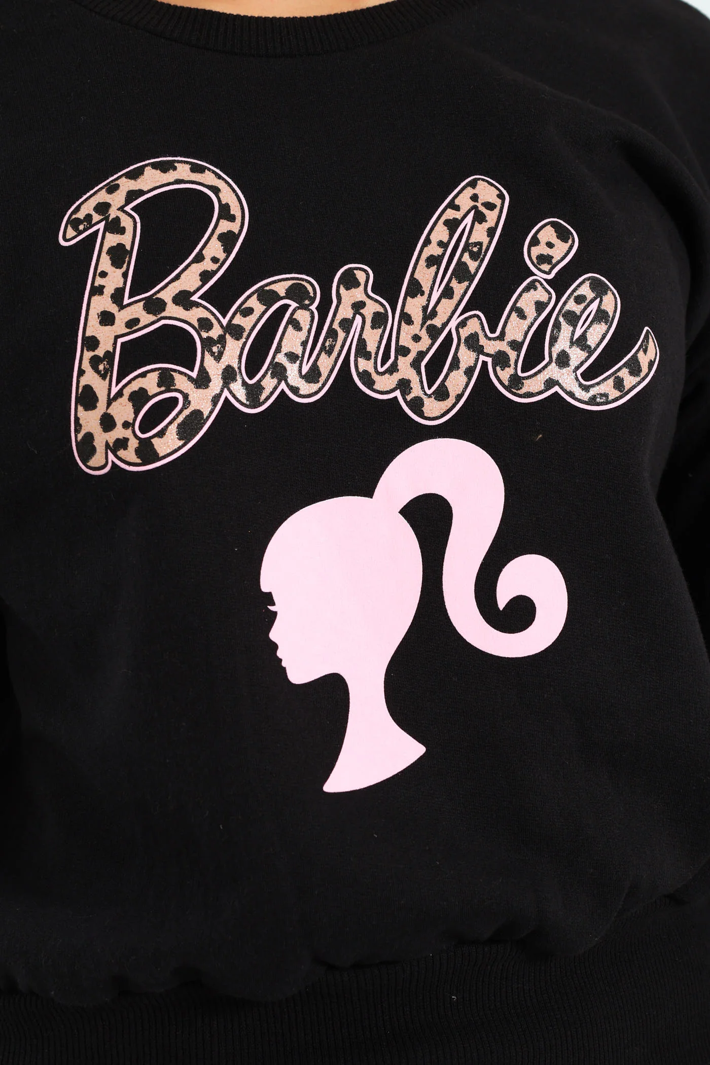 Girls Fleece Top - Black - Image 2