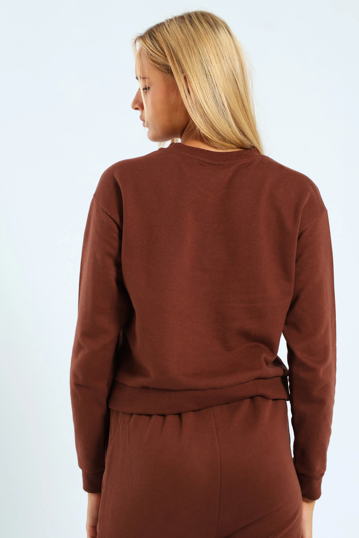 Girls Fleece Top - Brown - Image 3
