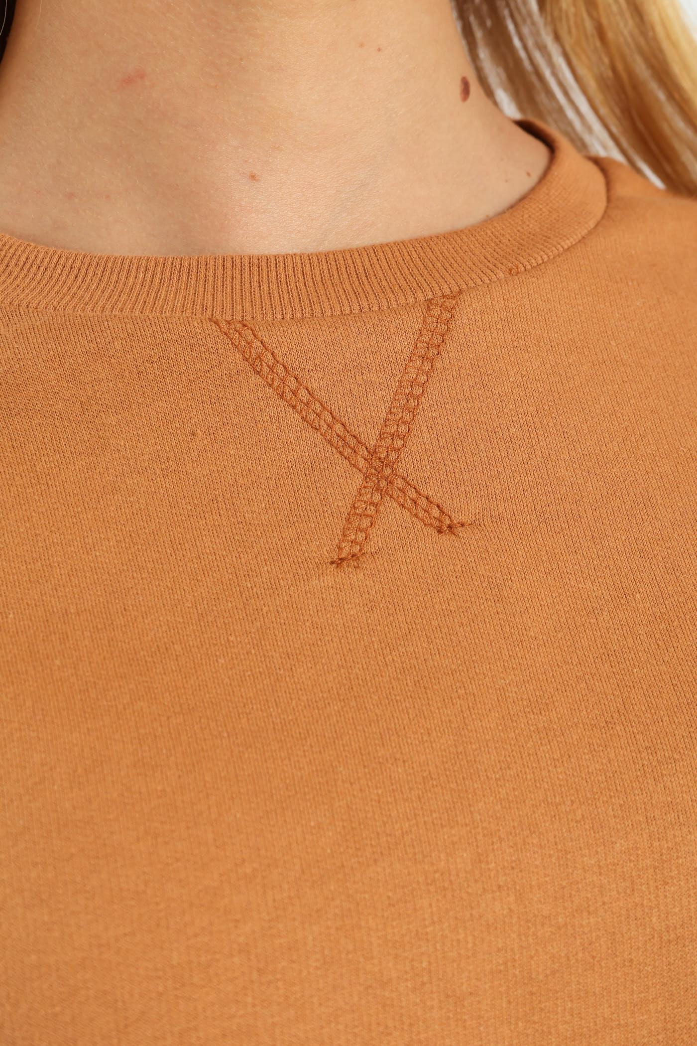 Girls Fleece Top - Brown - Image 2