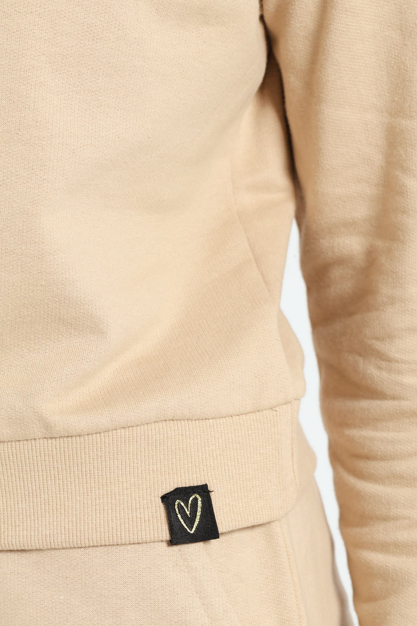 Girls Fleece Top - Tan - Image 2