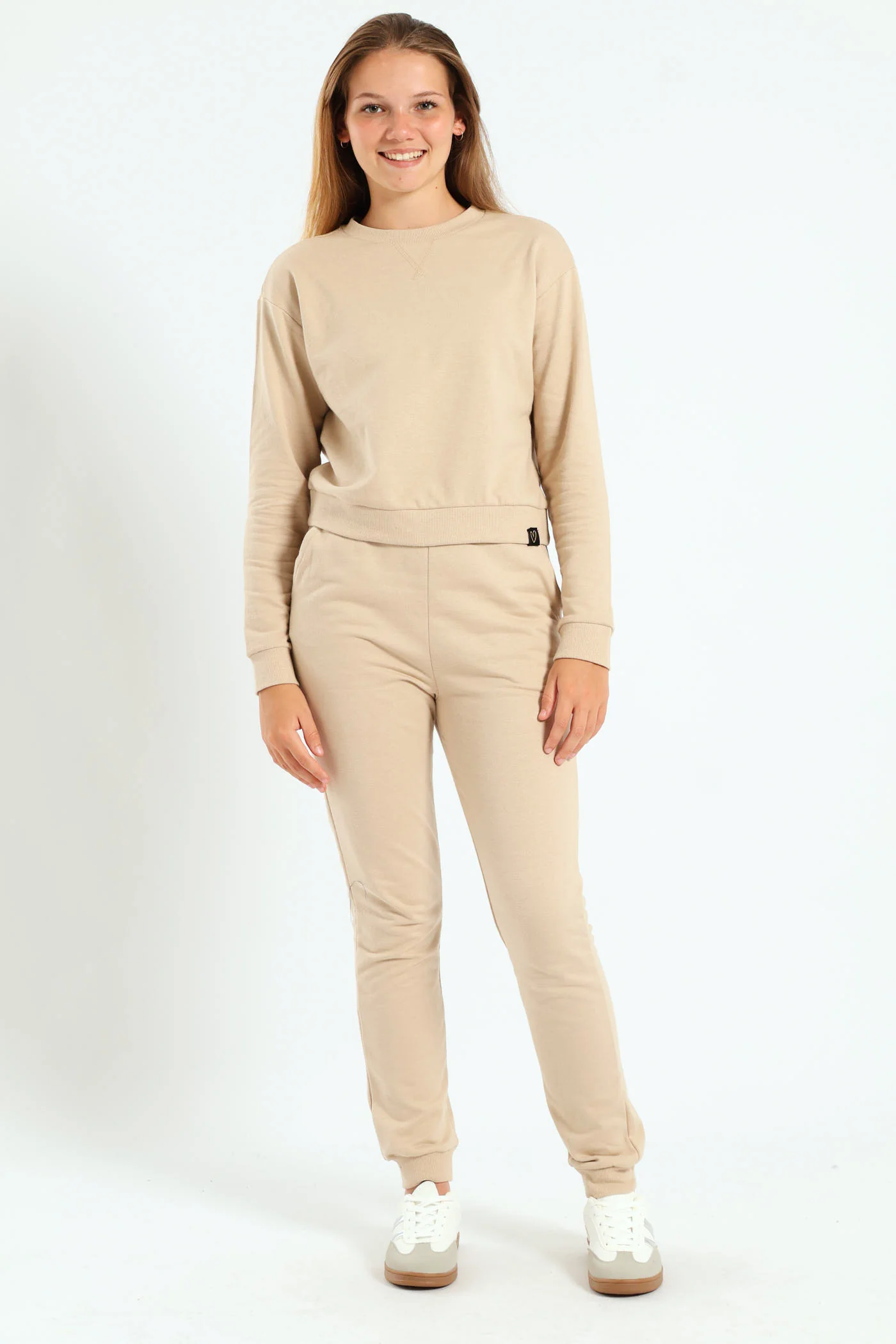 Girls Fleece Top - Tan - Image 4