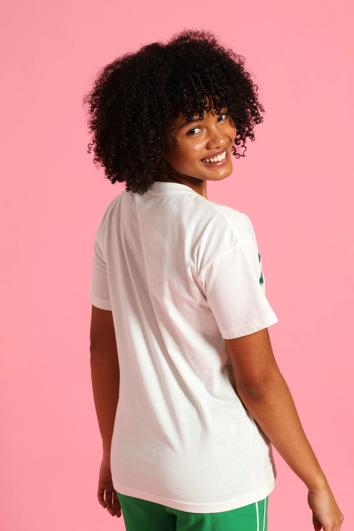Girls Florida Oversized Tee - Cream - Image 4