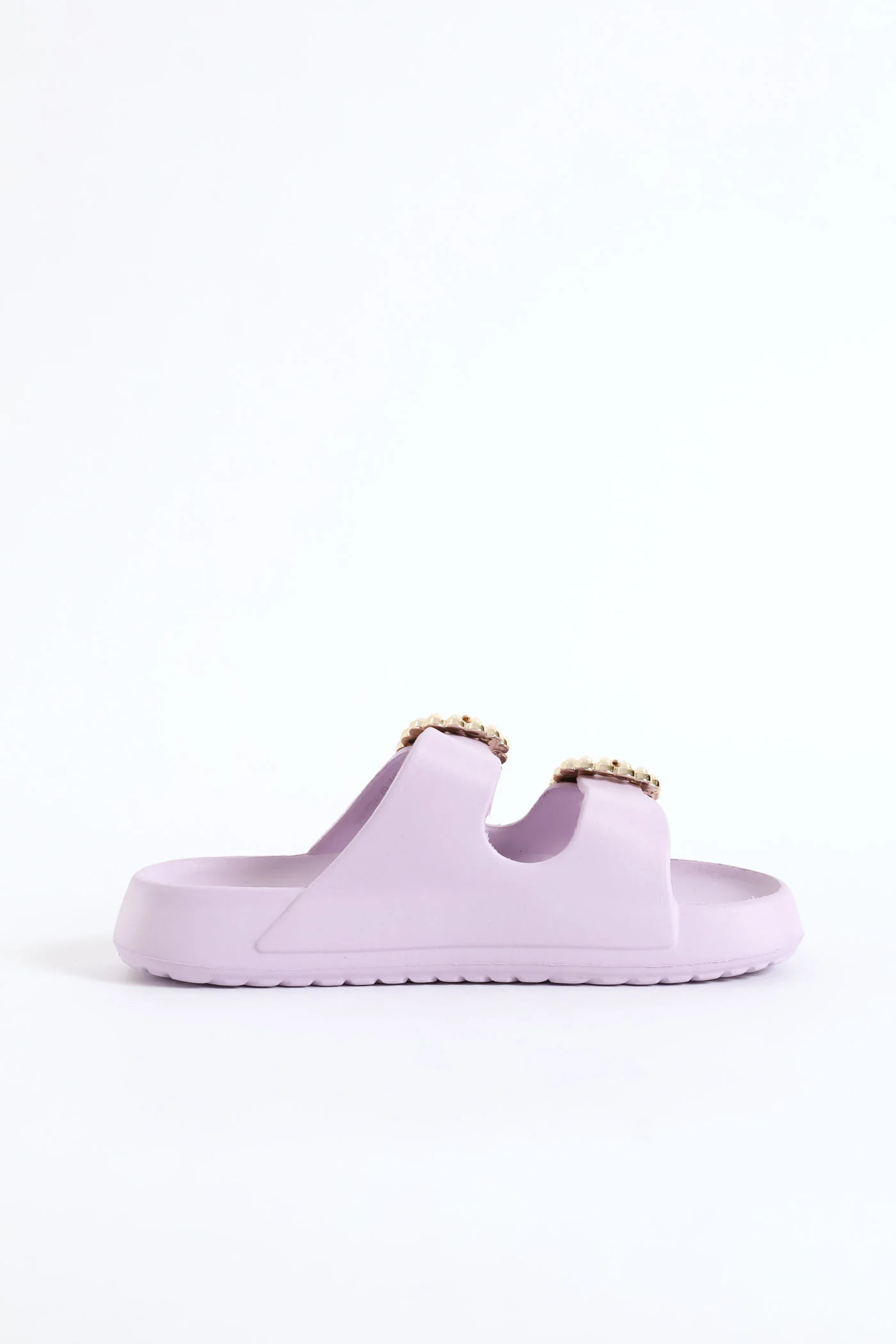 Girls Gem Moulded Health Sandal - Lilac - Image 3