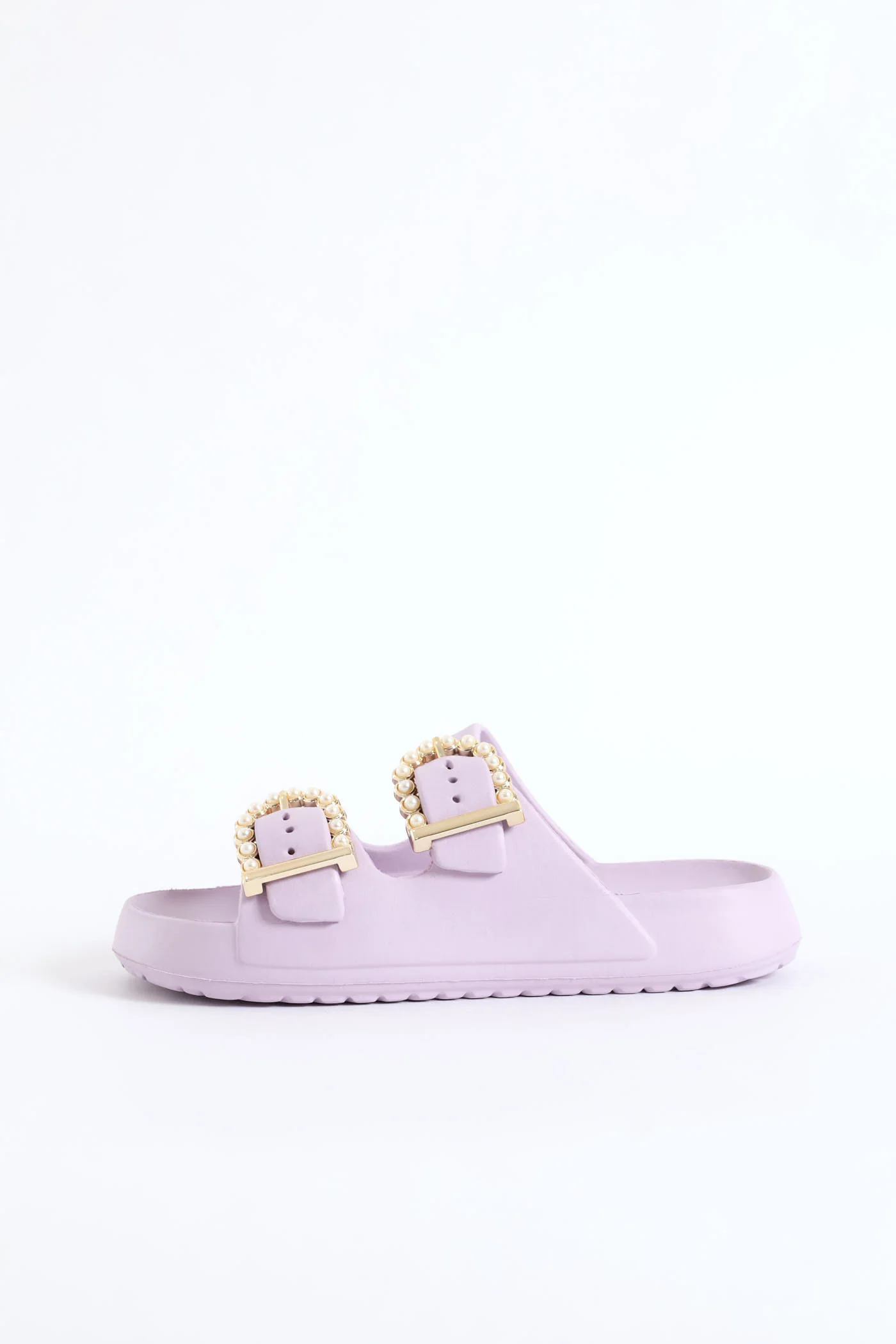 Girls Gem Moulded Health Sandal - Lilac - Image 4