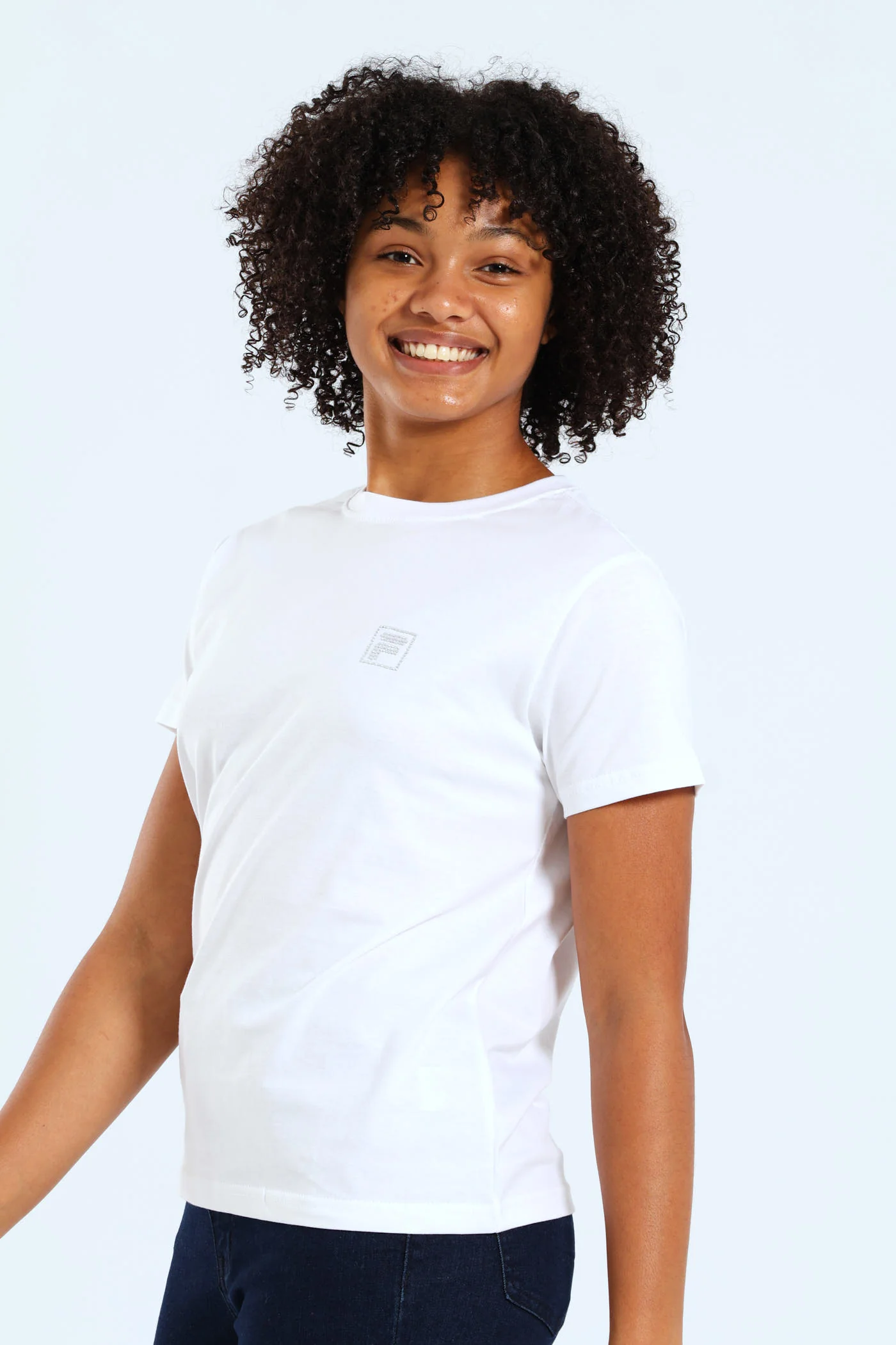 Girls Gemma Tee - White - Image 3