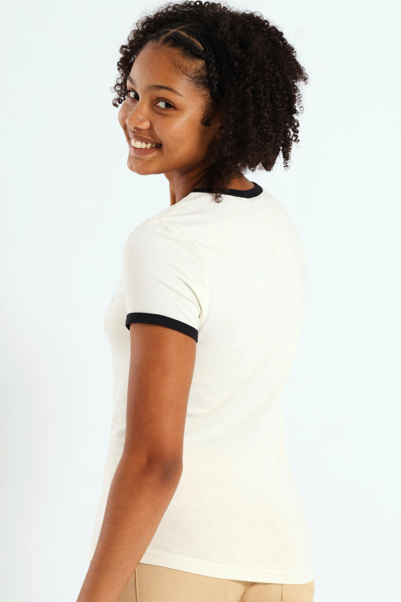 Girls Club Tee - Cream - Image 3