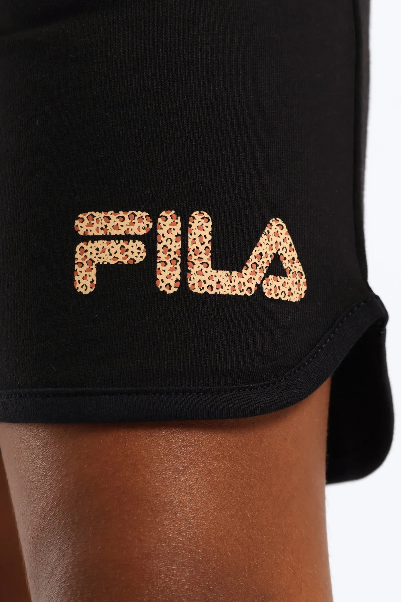 Girls Giulia Fleece Shorts - Black - Image 5