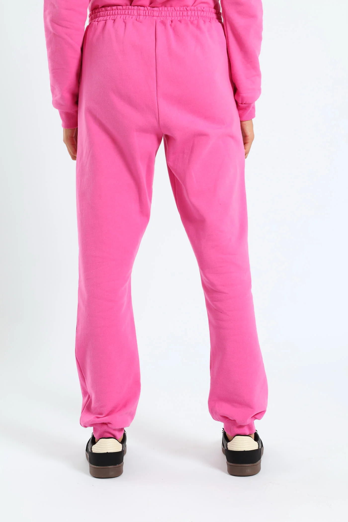 Girls Goals Fleece Jogger - Cerise - Image 3