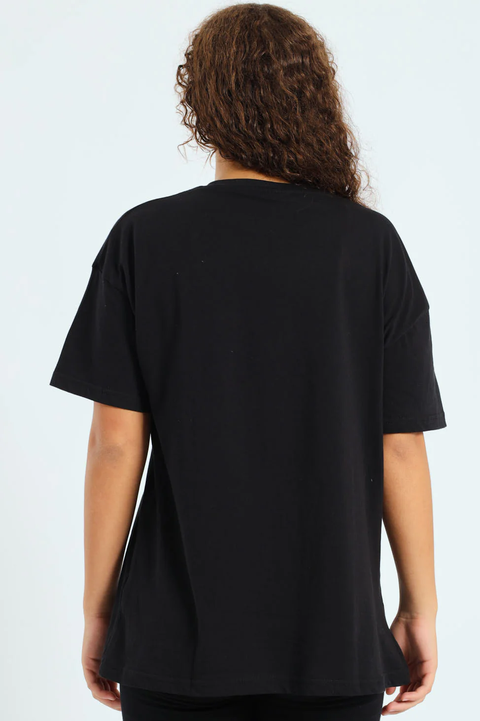Girls Gossip Girl Oversized Tee - Black - Image 5