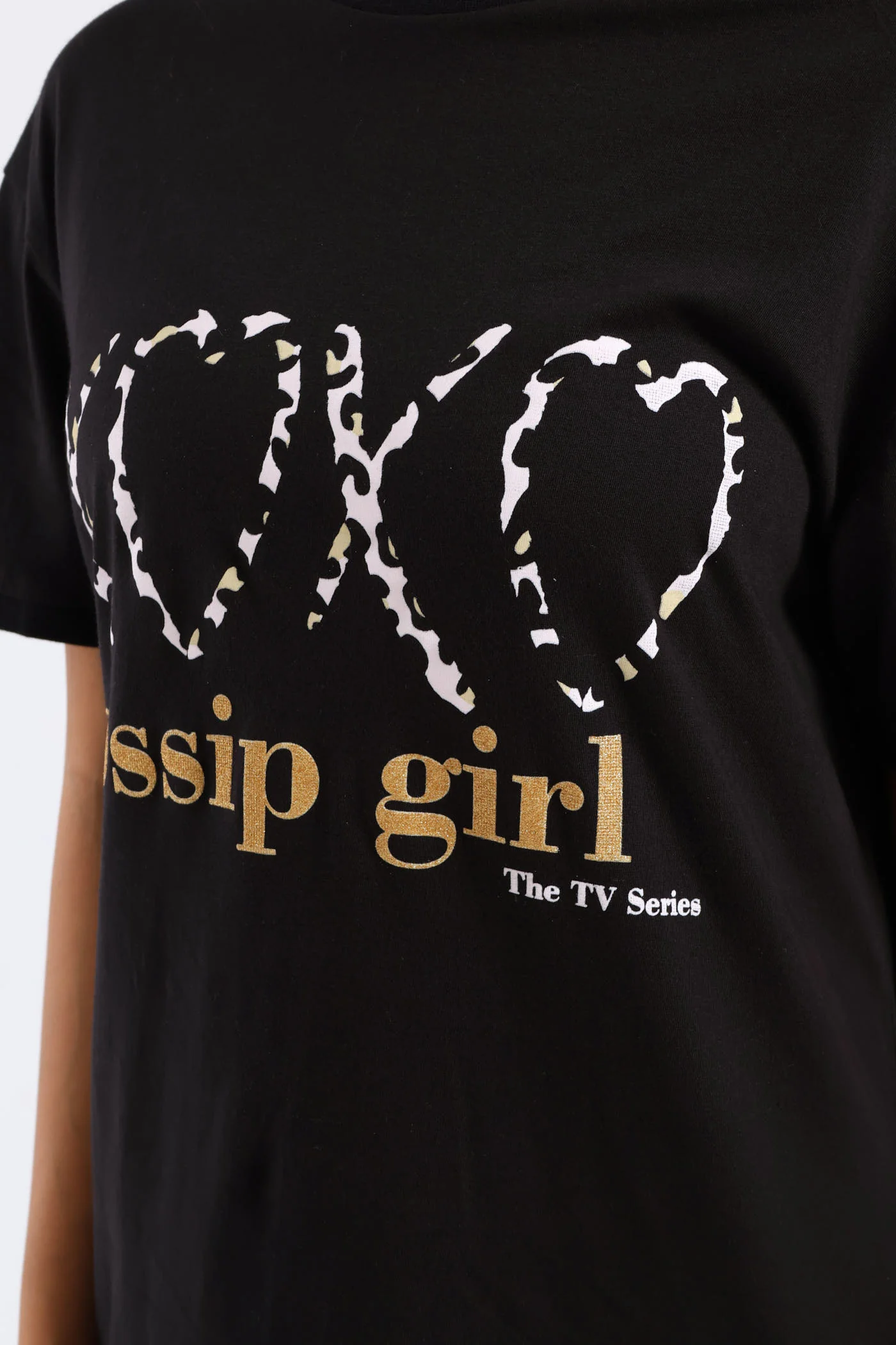 Girls Gossip Girl Sleep Dress - Black - Image 4