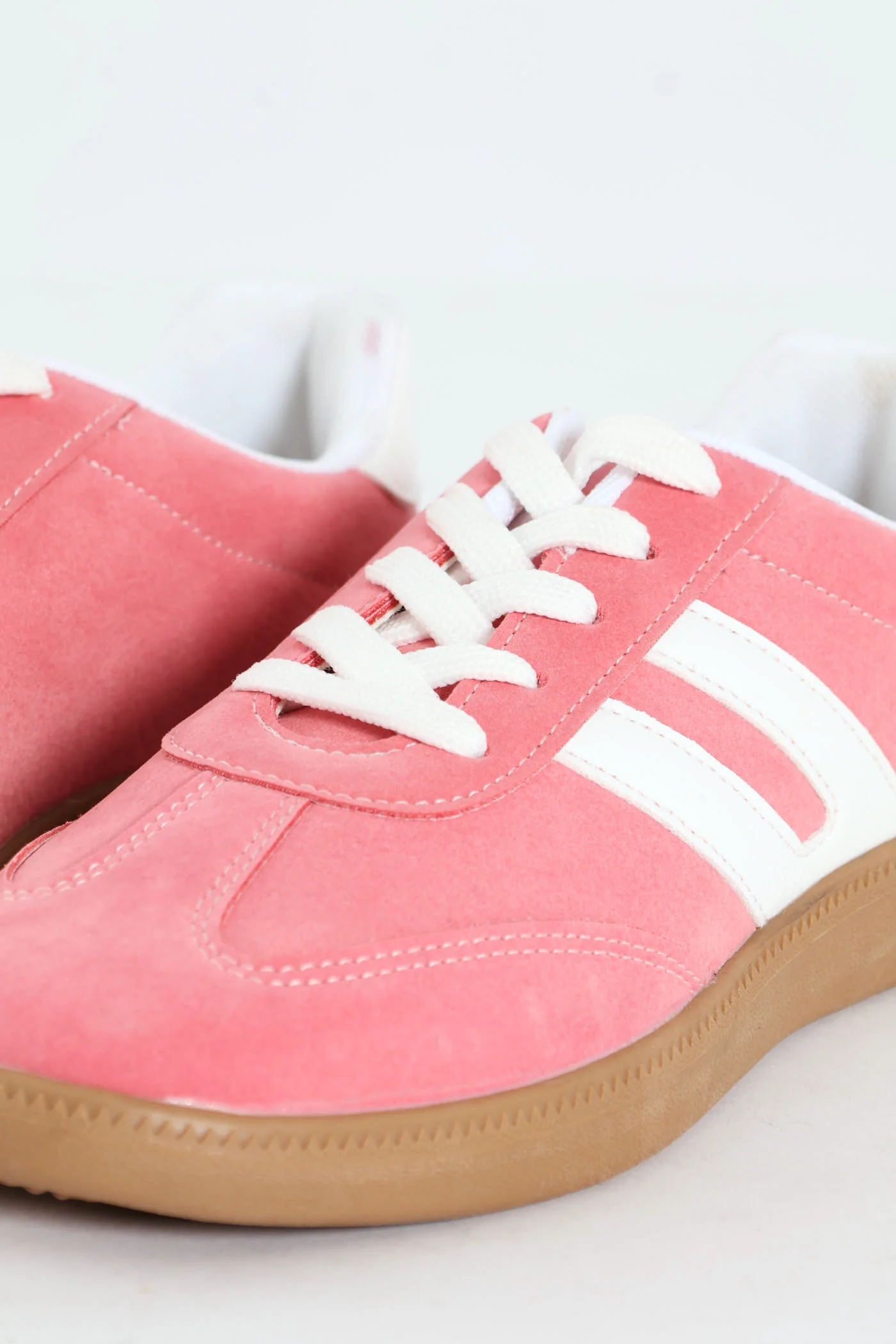 Girls Gum Sole Sneaker - Pink - Image 5