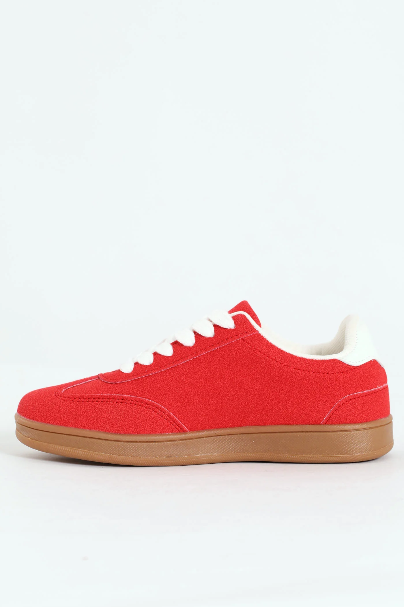 Girls Gumsole Sneaker - Red/White - Image 3