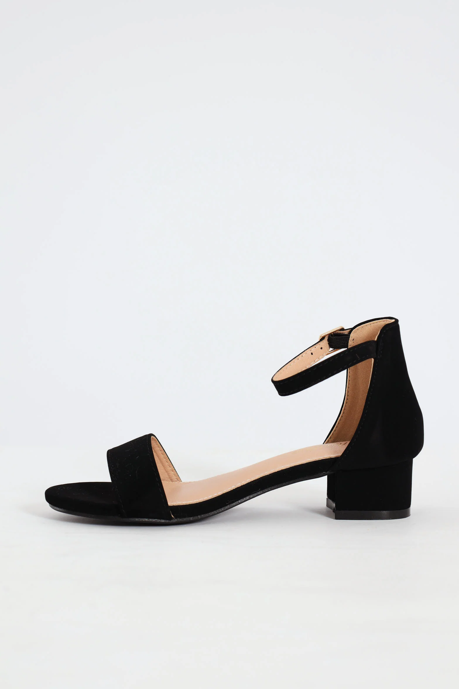 Girls Heeled Sandal - Black - Image 3