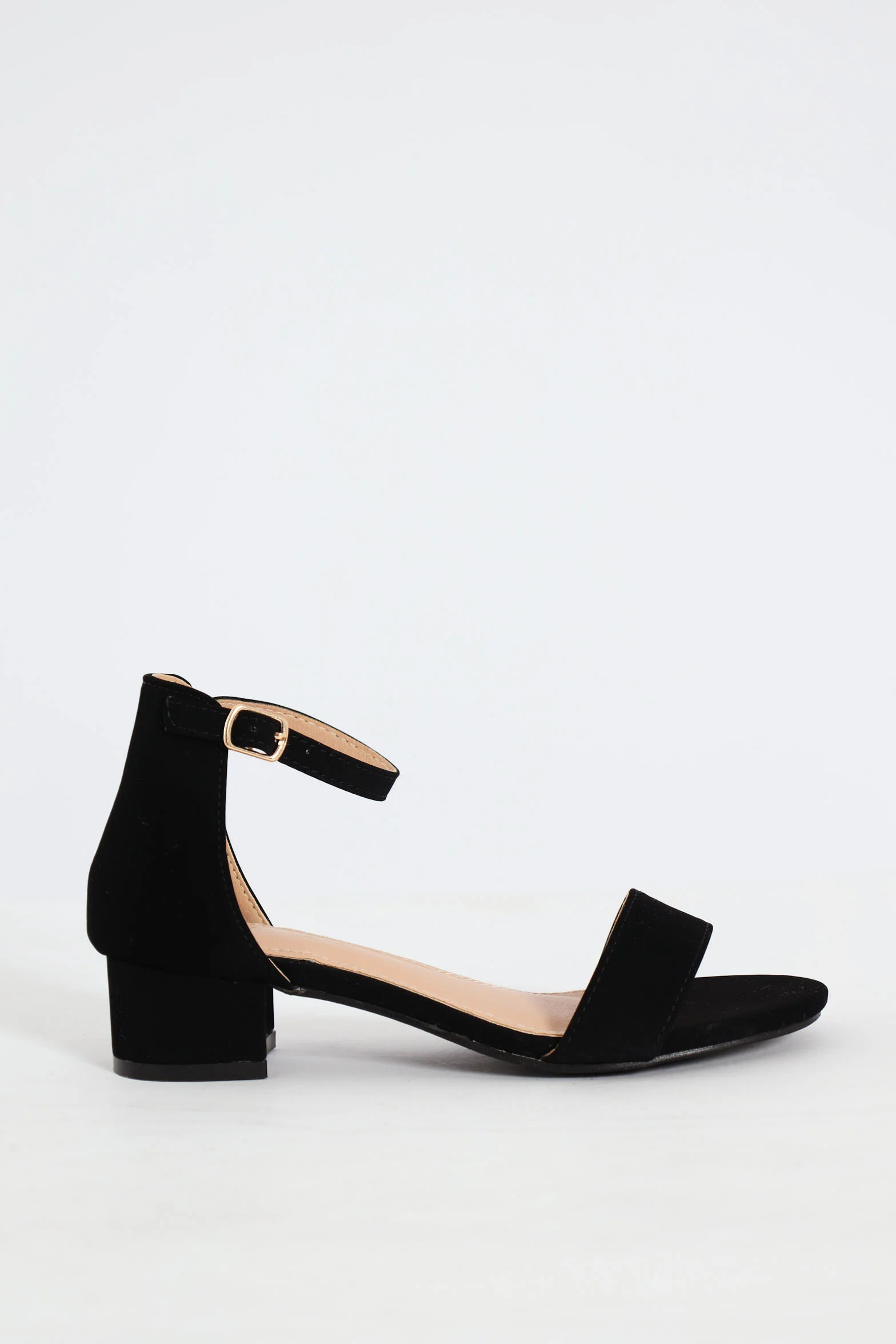 Girls Heeled Sandal - Black - Image 4