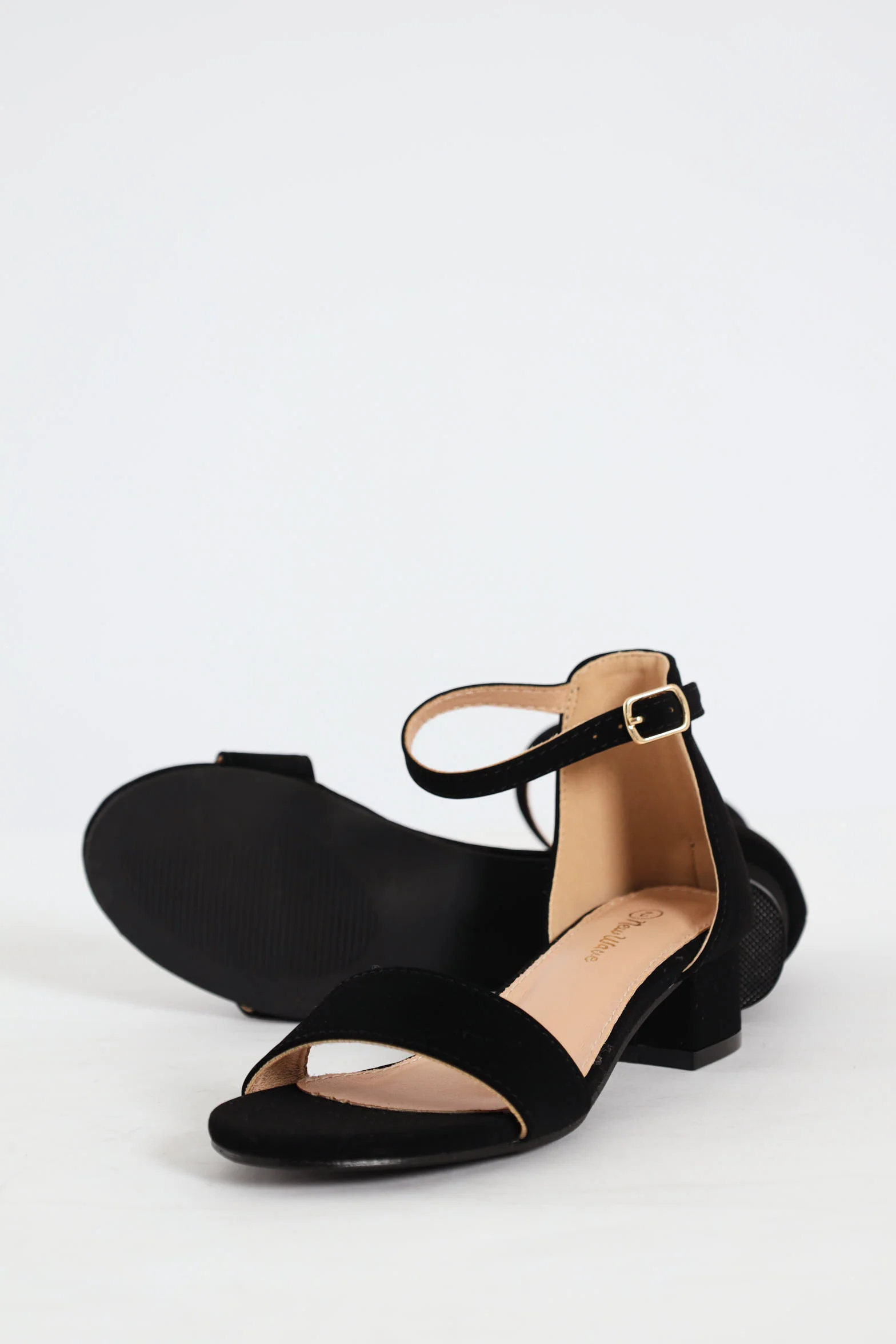 Girls Heeled Sandal - Black - Image 5