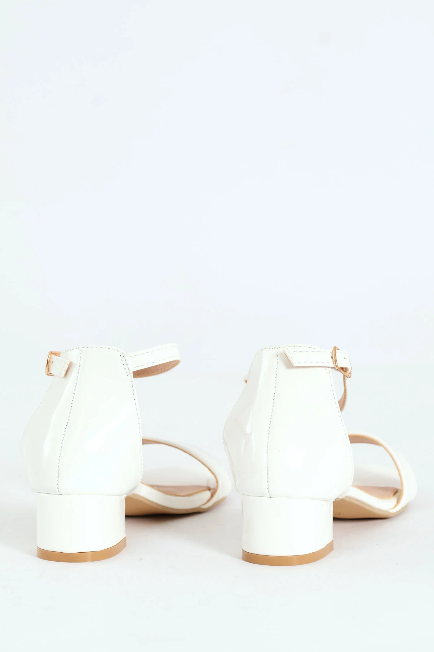 Girls Heeled Sandal - White - Image 2