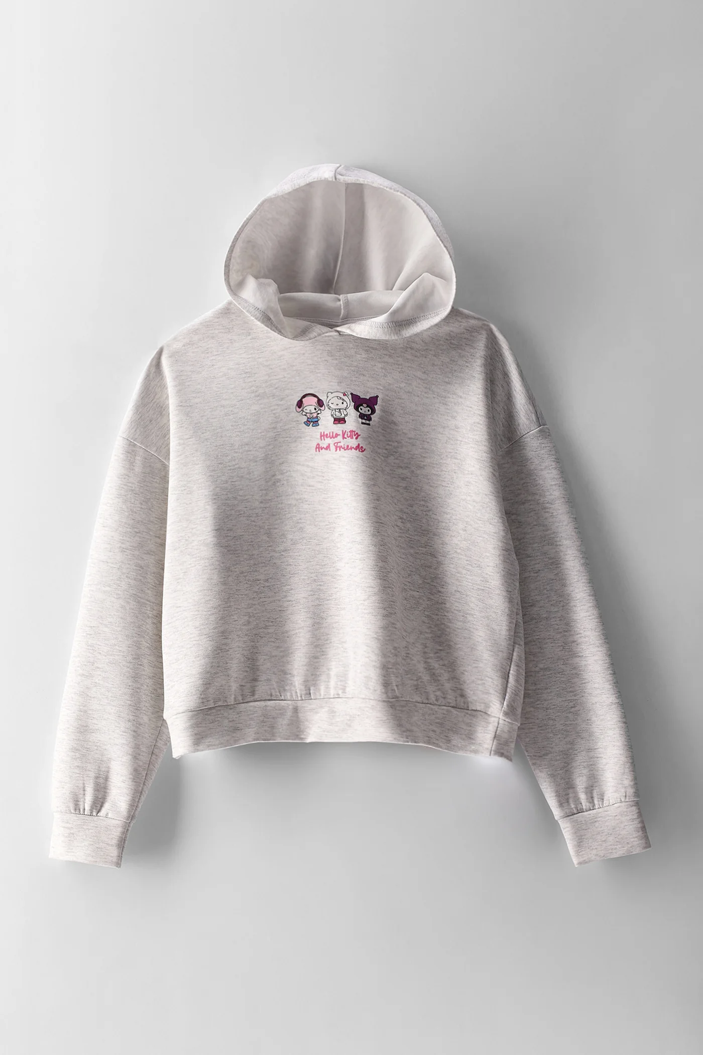 Girls Hello Kitty & Friends Hoody - Ice Grey - Image 2